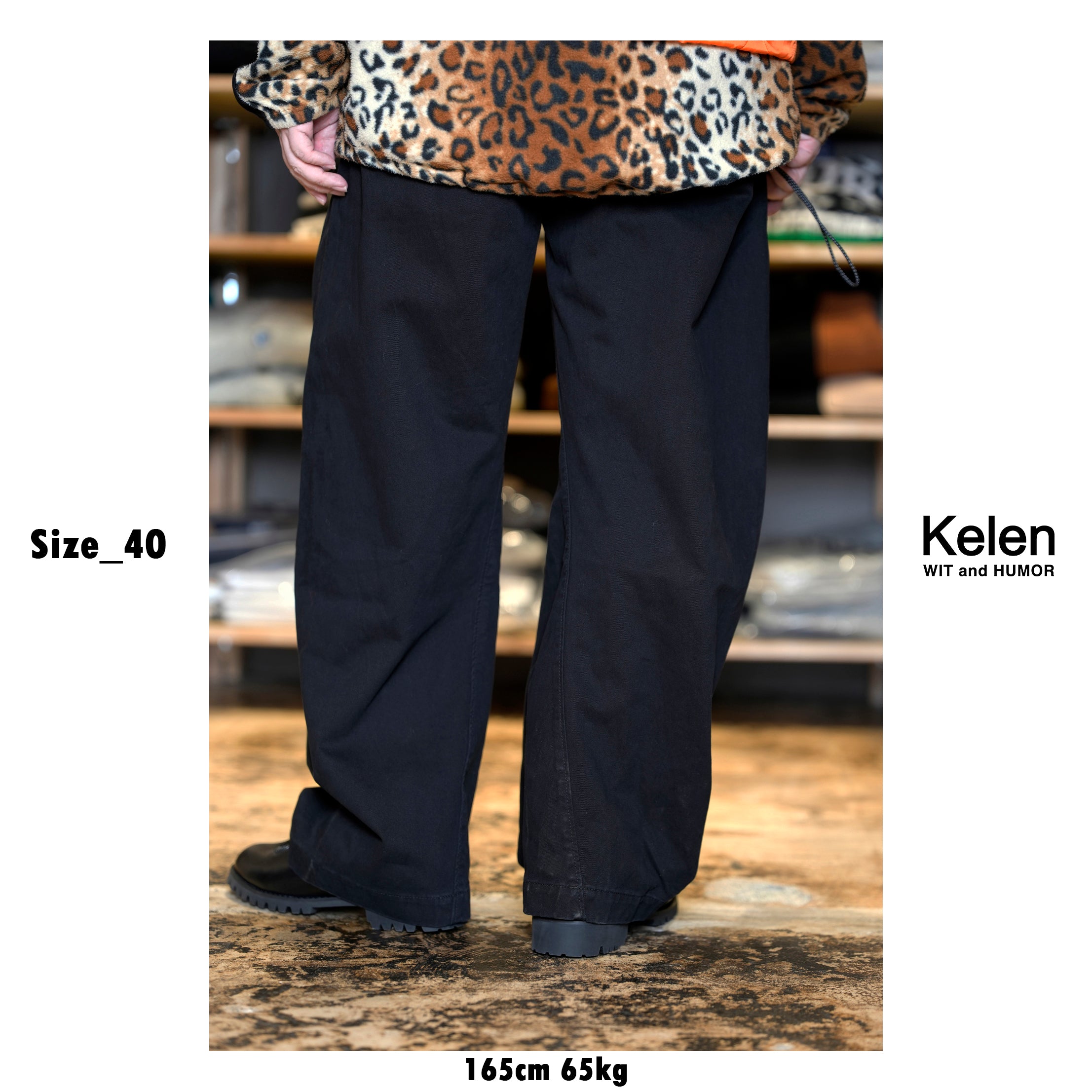 KLM25HPT1132_Black | MONSTRO | Color:Black【KELEN MEN_ケレン】