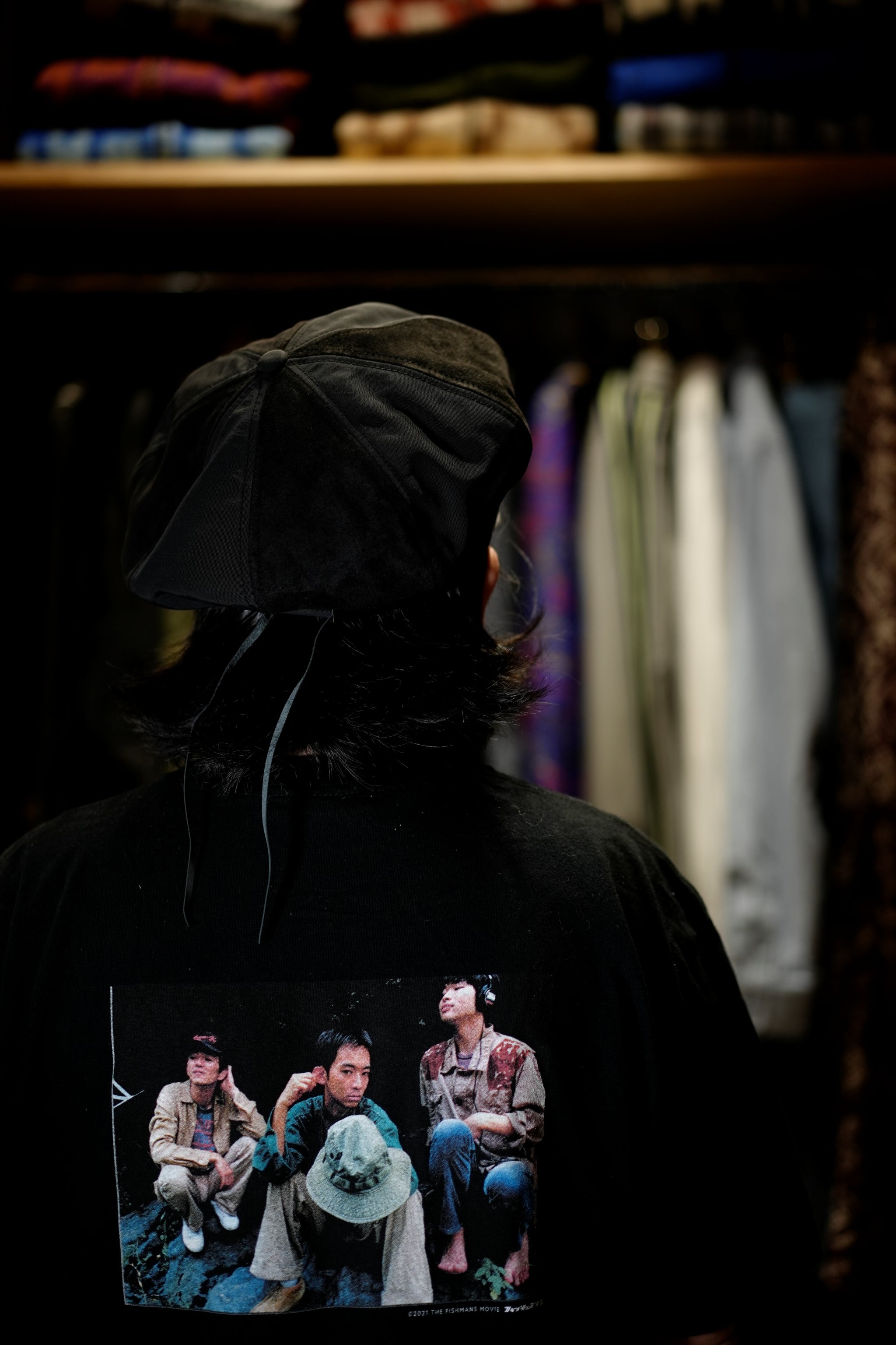 IA-24-103_BLACK | 8Panel Combi Beret – Black | INDIETRO ASSOCIATION