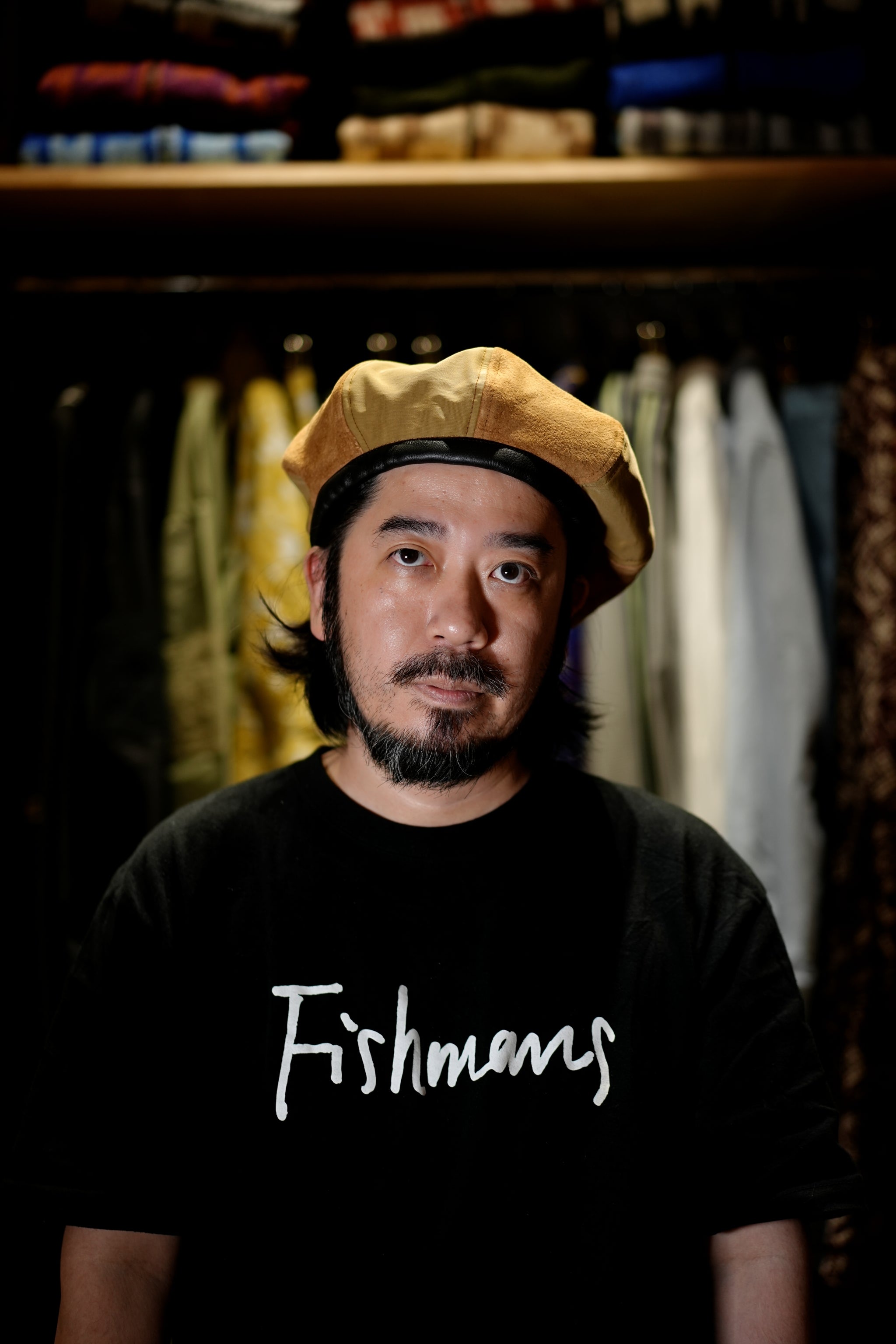 IA-24-103_BROWN | 8Panel Combi Beret | Color:Brown【INDIETRO ASSOCIATION_インディエトロアソシエーション】