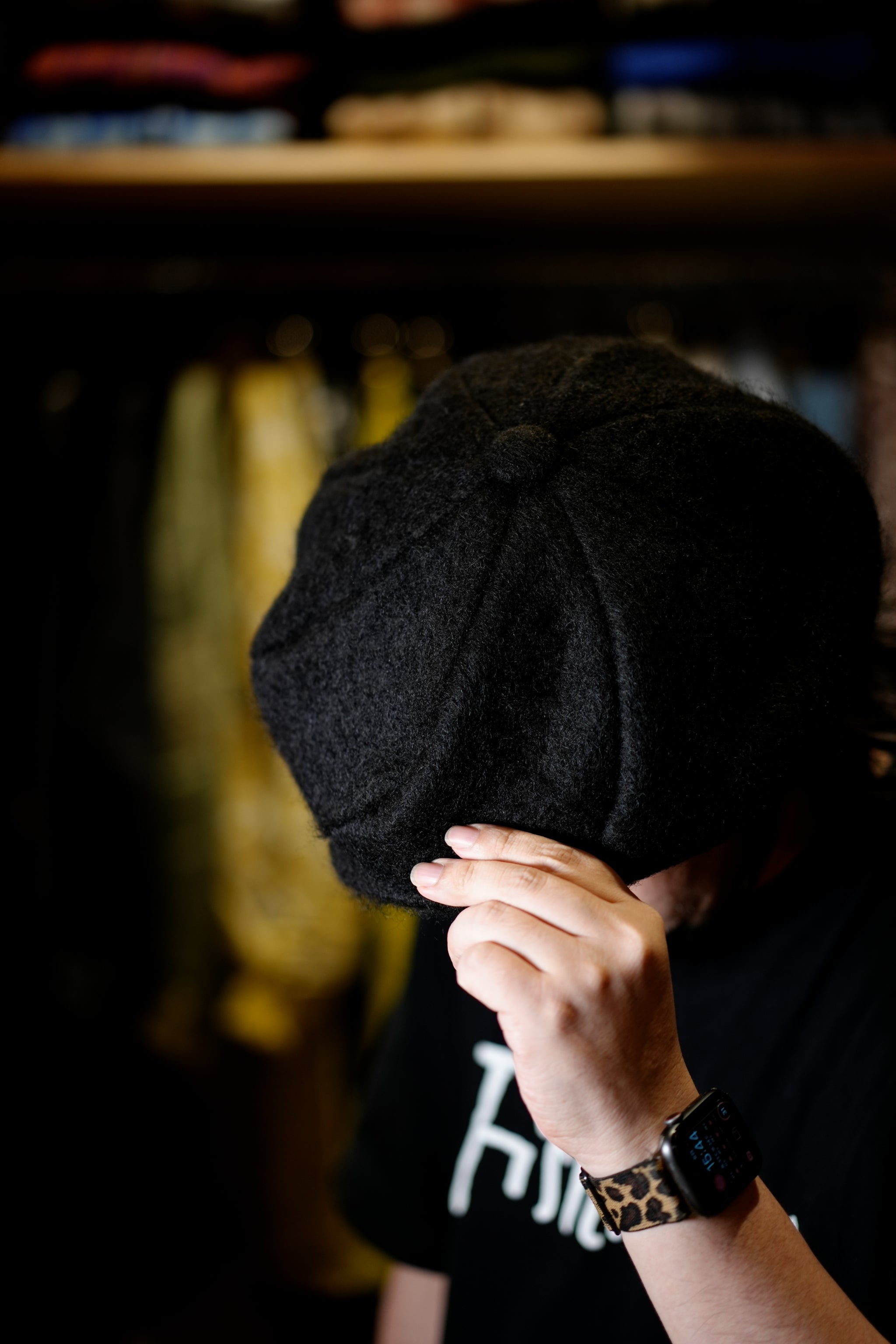 IA-24-111_BLACK | Twist Casquette | Color:Black【INDIETRO ASSOCIATION_インディエトロアソシエーション】