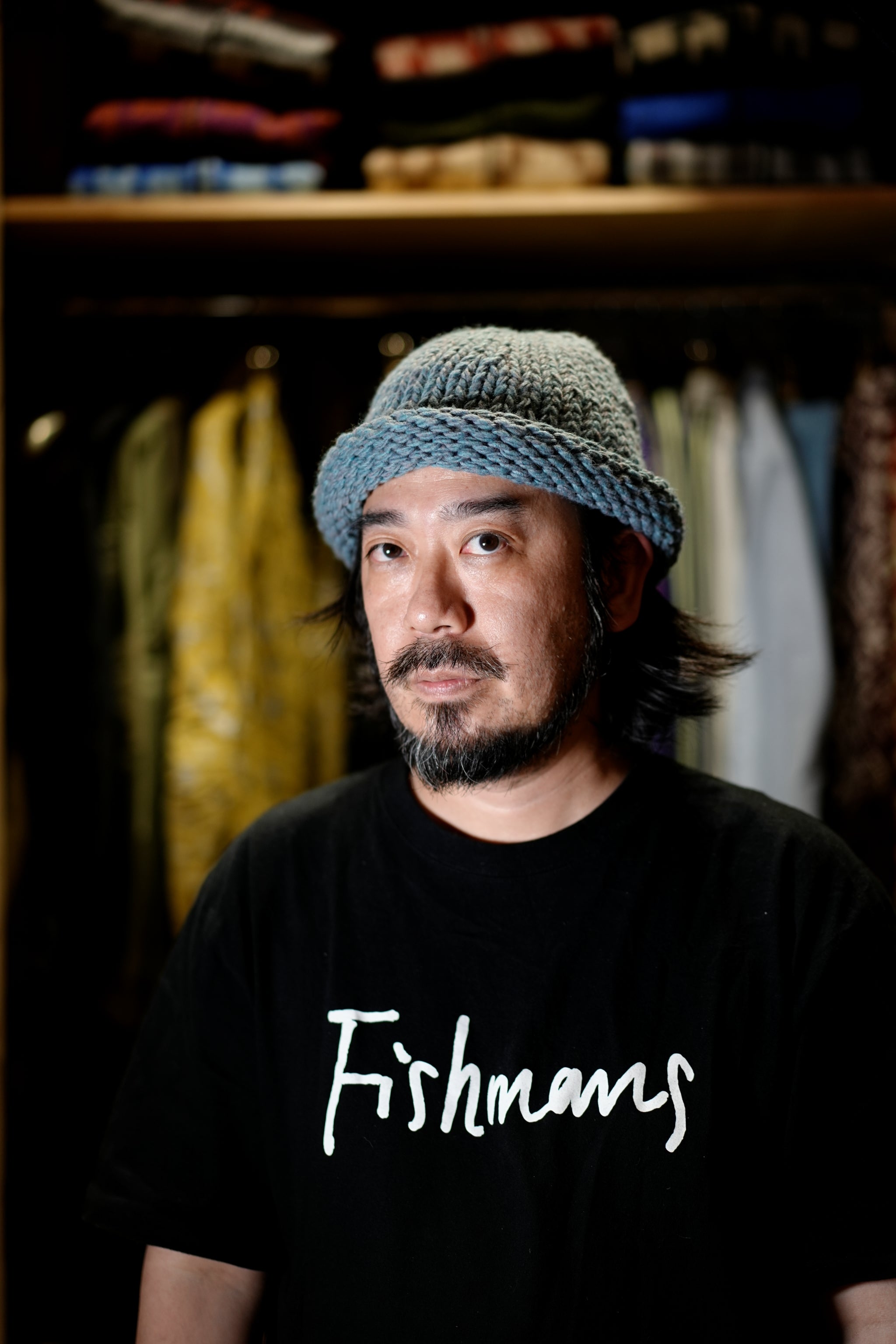IA-24-106_LIGHT BLUE | Roll Knit Cap – Light Blue | INDIETRO ASSOCIATION