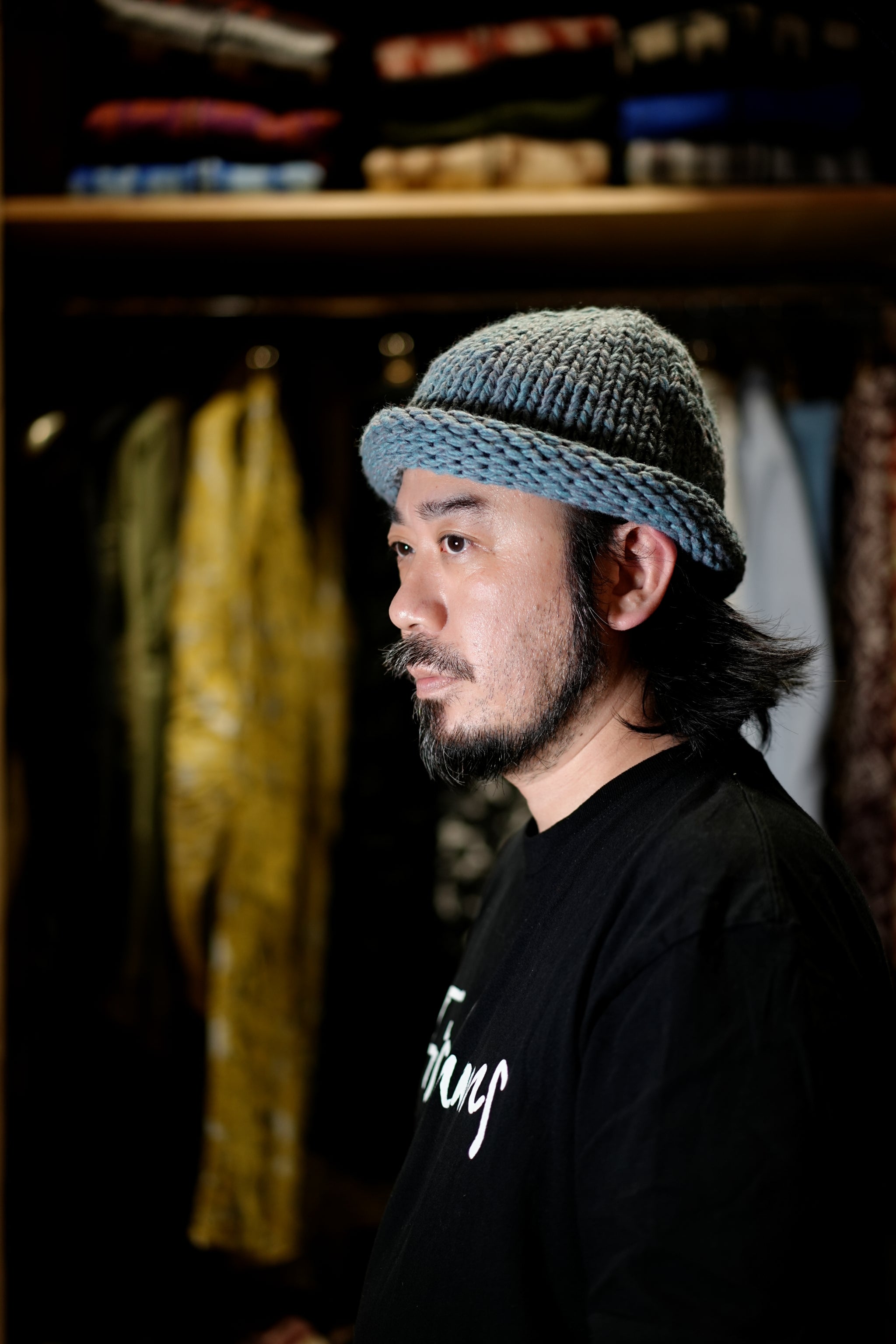 IA-24-106_LIGHT BLUE | Roll Knit Cap – Light Blue | INDIETRO ASSOCIATION
