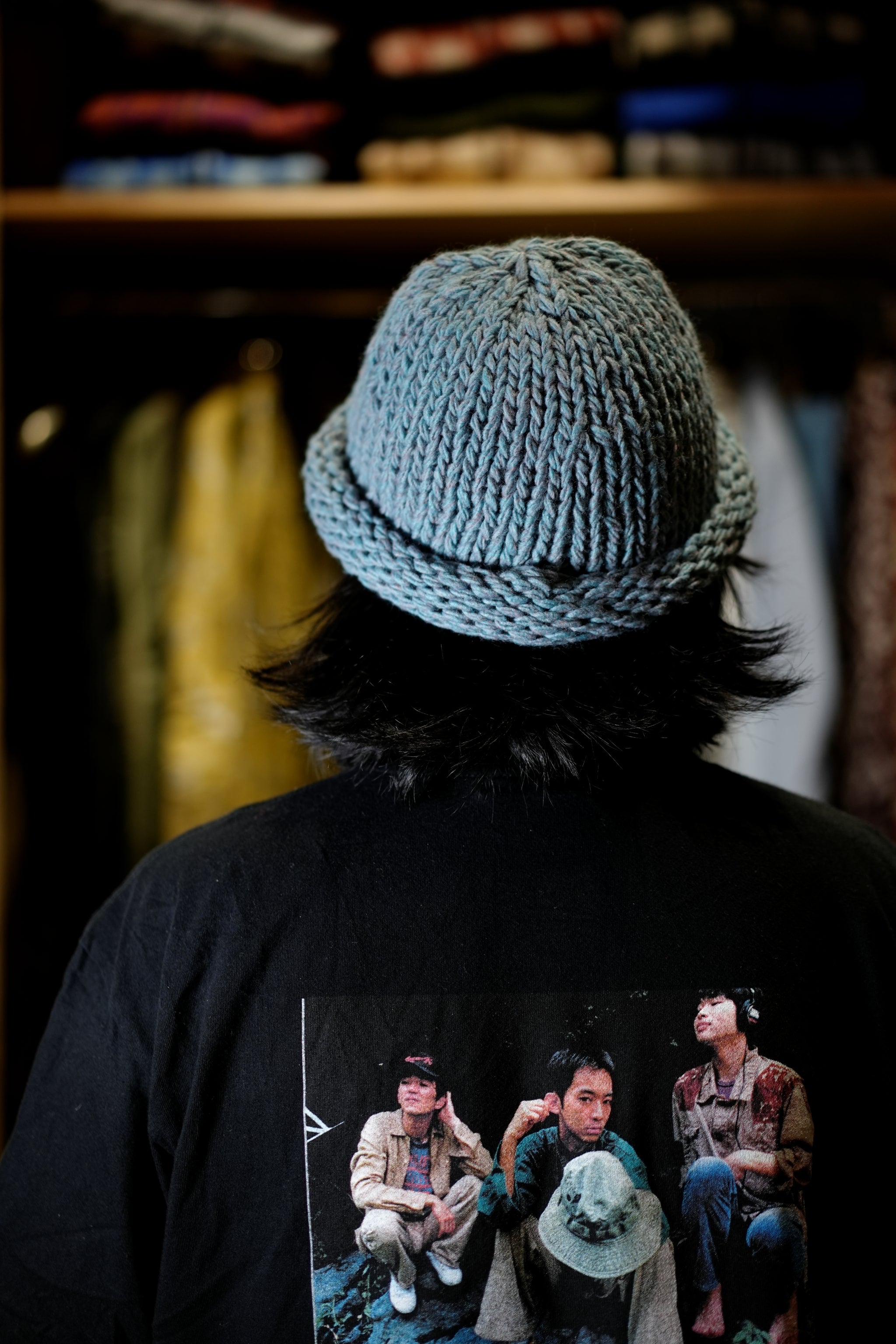 IA-24-106_LIGHT BLUE | Roll Knit Cap – Light Blue | INDIETRO ASSOCIATION