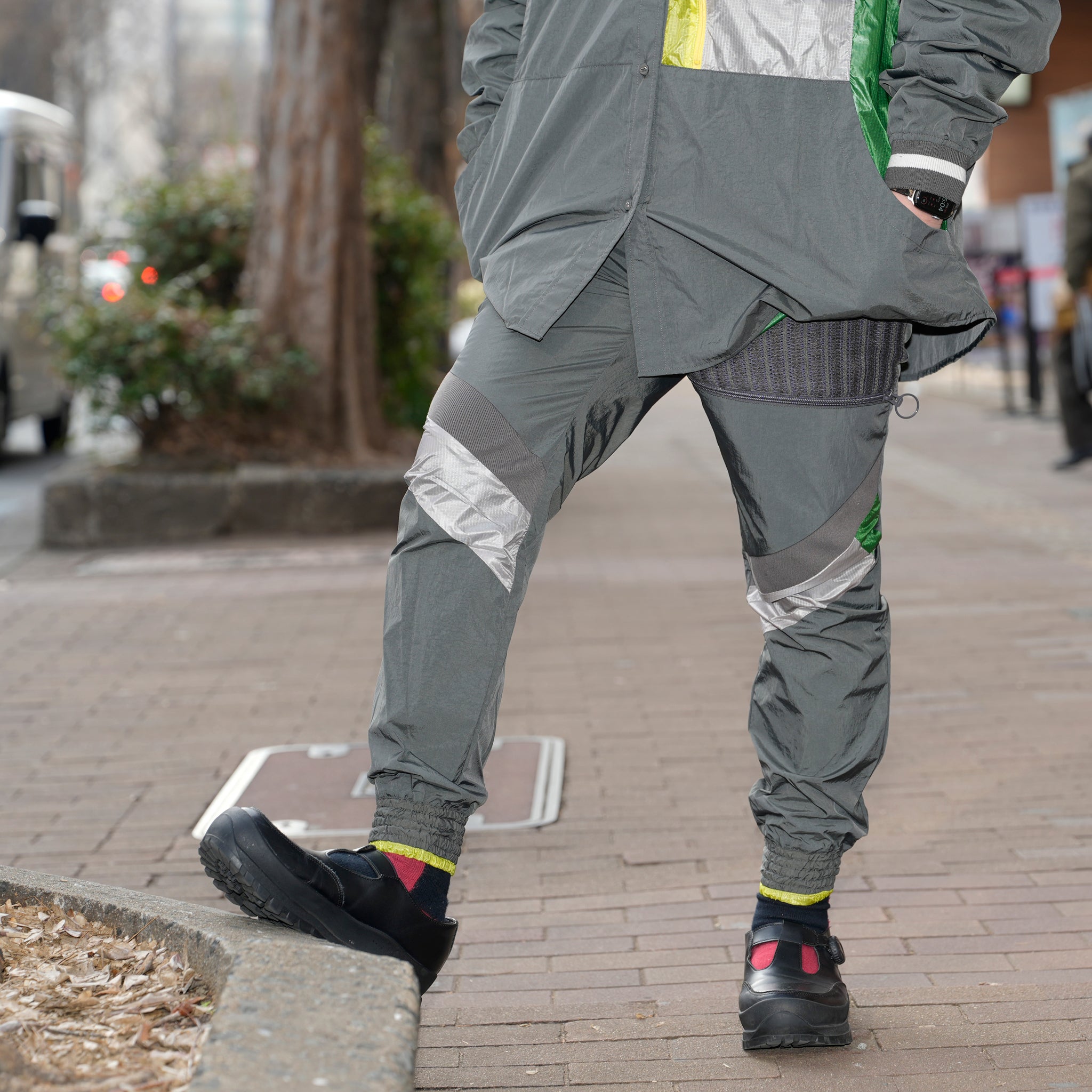 SF25SS-04_Charcoal | Mash Track Pants | Color:Charcoal【STOF_ストフ】【archive】