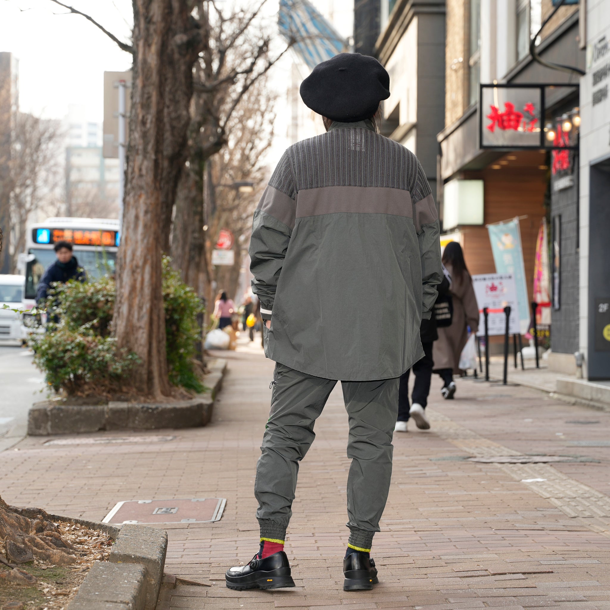 SF25SS-04_Charcoal | Mash Track Pants | Color:Charcoal【STOF_ストフ】【archive】