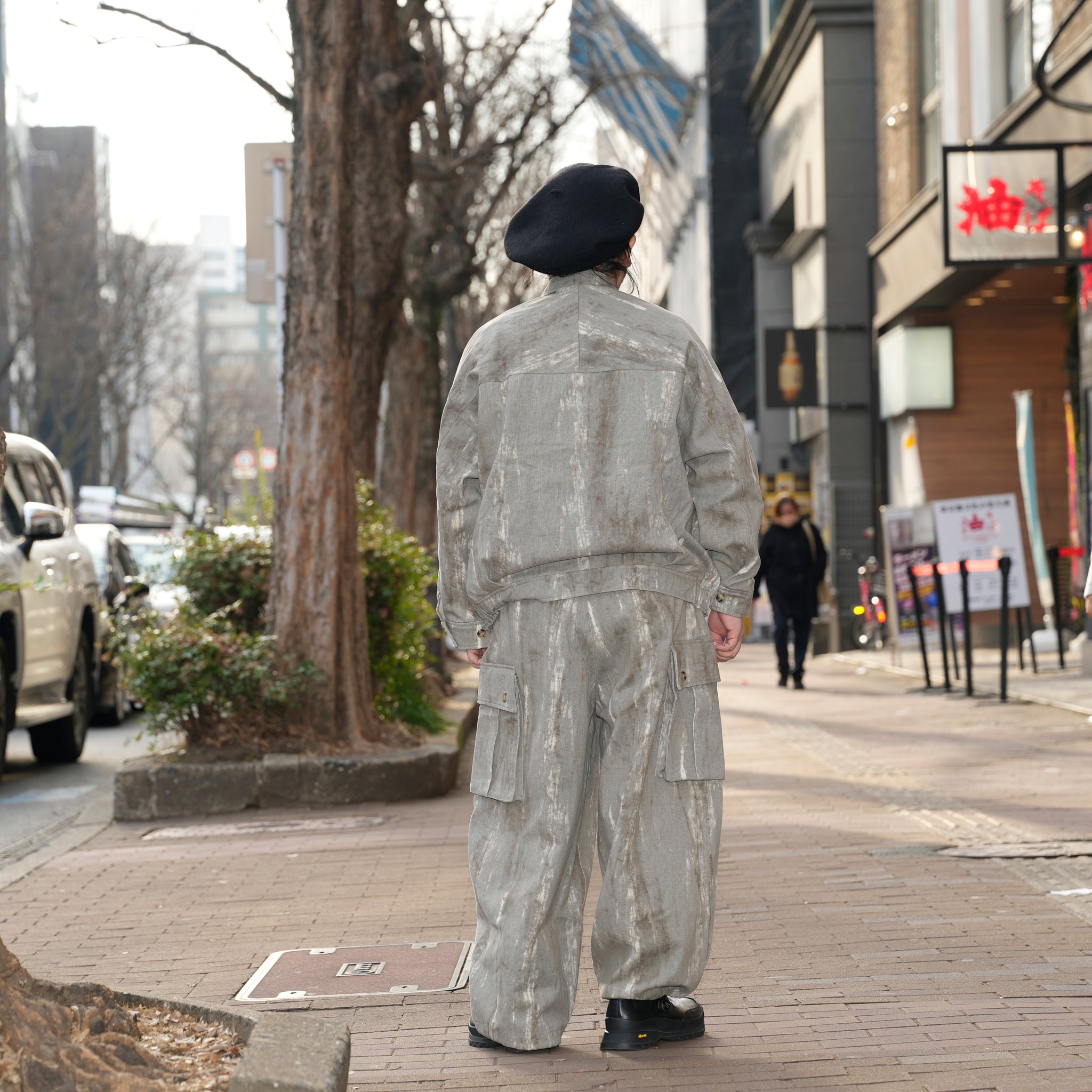 efmm-03_Gray Mix | Twill Balloon Wide Cargo Pants | Color:Gray Mix【EFFECTEN_エフェクテン】