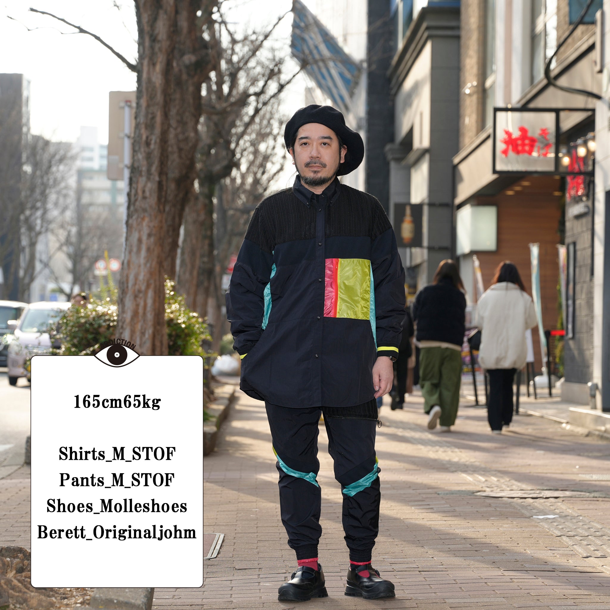 SF25SS-04_Black | Mash Track Pants | Color:Black【STOF_ストフ】【archive】