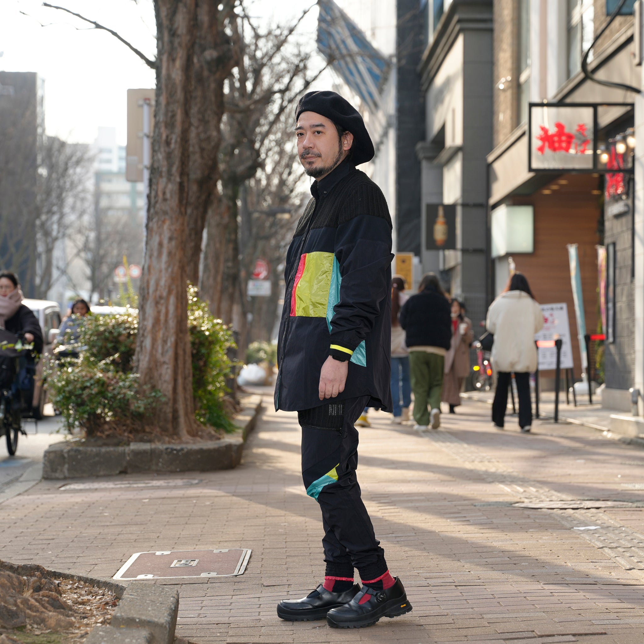 SF25SS-04_Black | Mash Track Pants | Color:Black【STOF_ストフ】【archive】