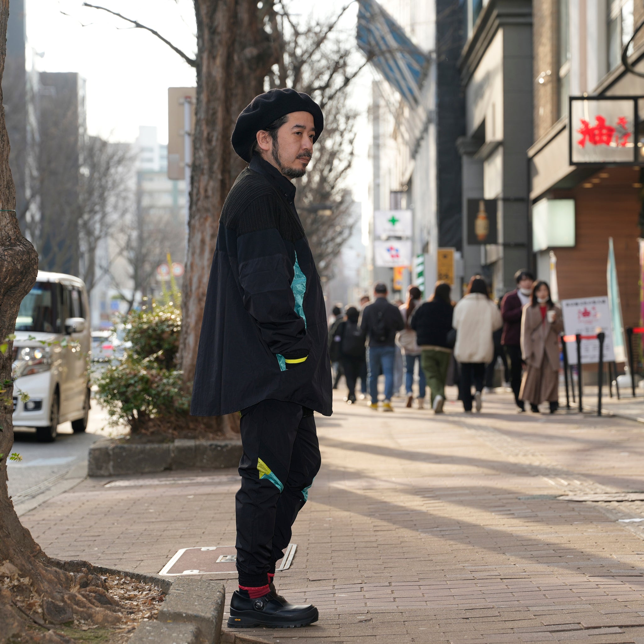 SF25SS-04_Black | Mash Track Pants | Color:Black【STOF_ストフ】【archive】