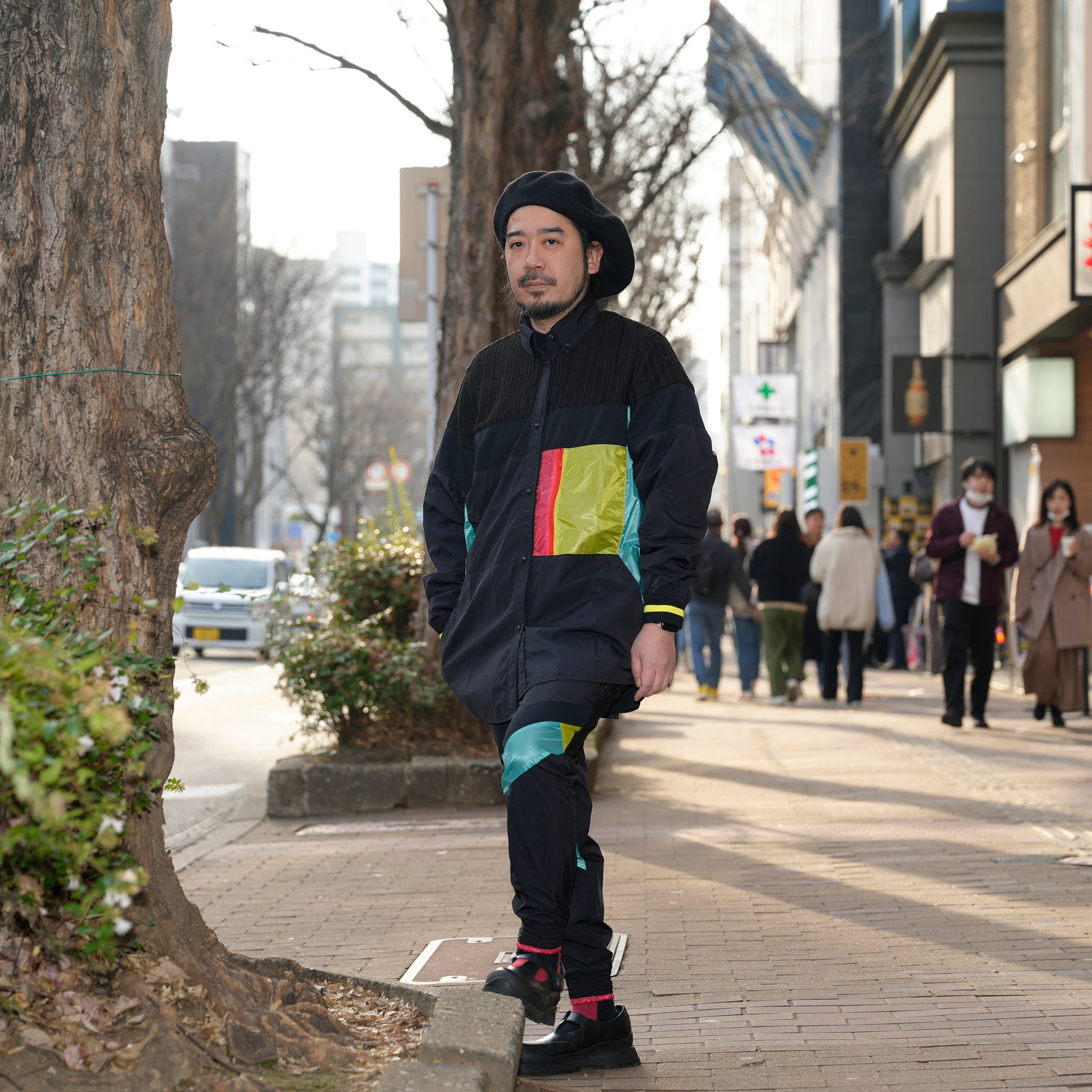 SF25SS-04_Black | Mash Track Pants | Color:Black【STOF_ストフ】【archive】