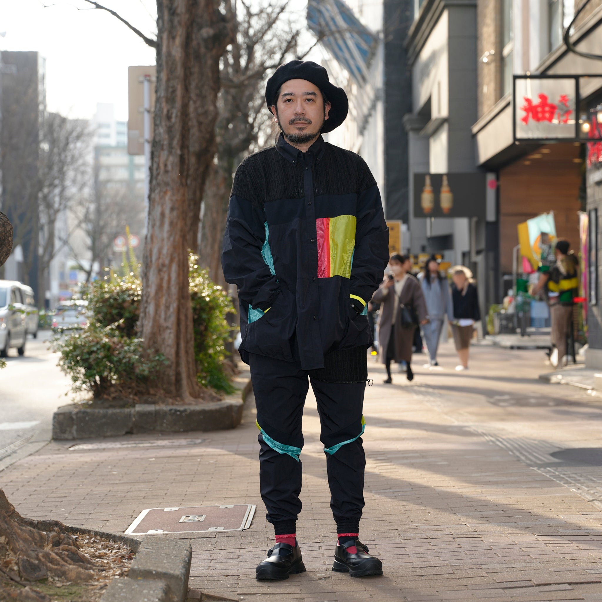 SF25SS-03_Black | Mash Shirt Jacket | Color:Black【STOF_ストフ】【archive】