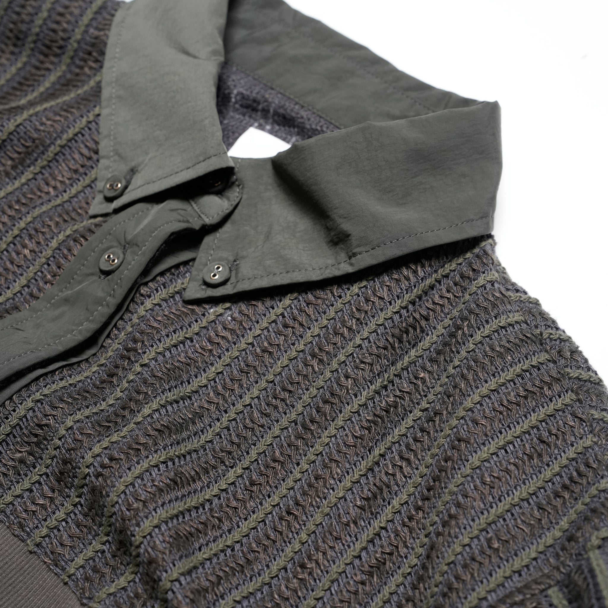 SF25SS-03_Charcoal | Mash Shirt Jacket | Color:Charcoal【STOF_ストフ】【archive】