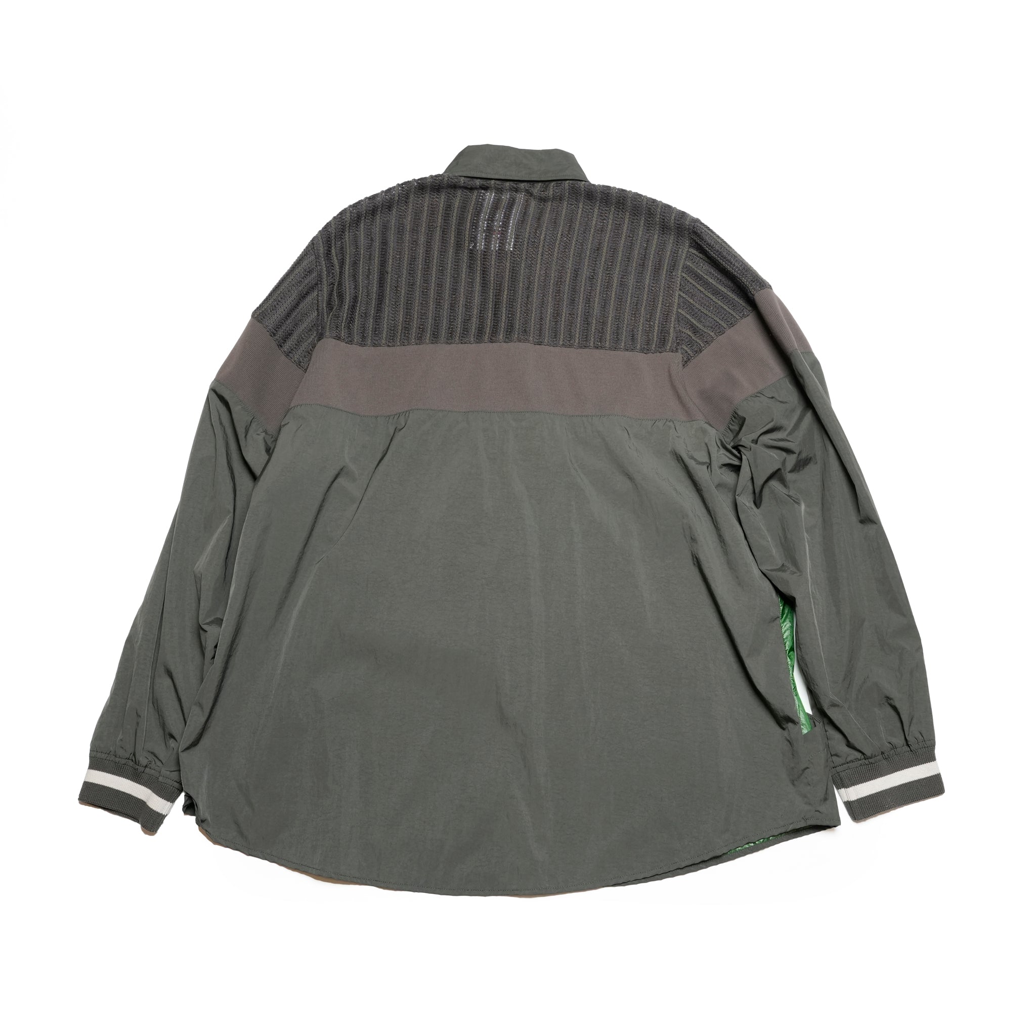 SF25SS-03_Charcoal | Mash Shirt Jacket | Color:Charcoal【STOF_ストフ】【archive】