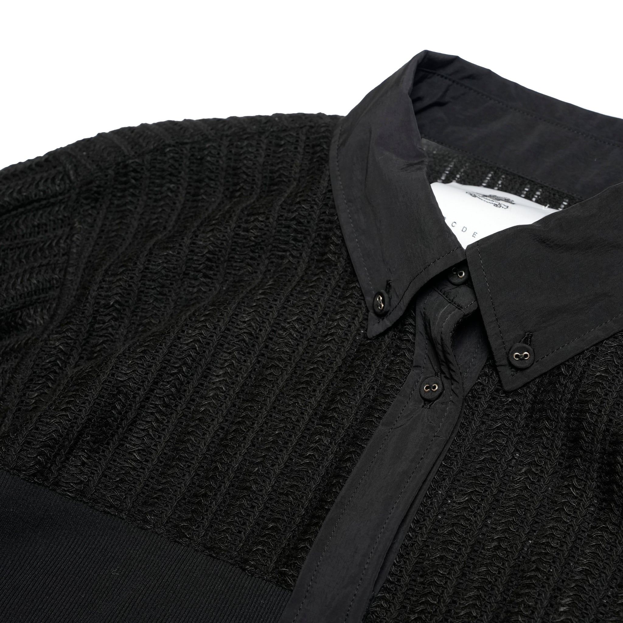SF25SS-03_Black | Mash Shirt Jacket | Color:Black【STOF_ストフ】【archive】