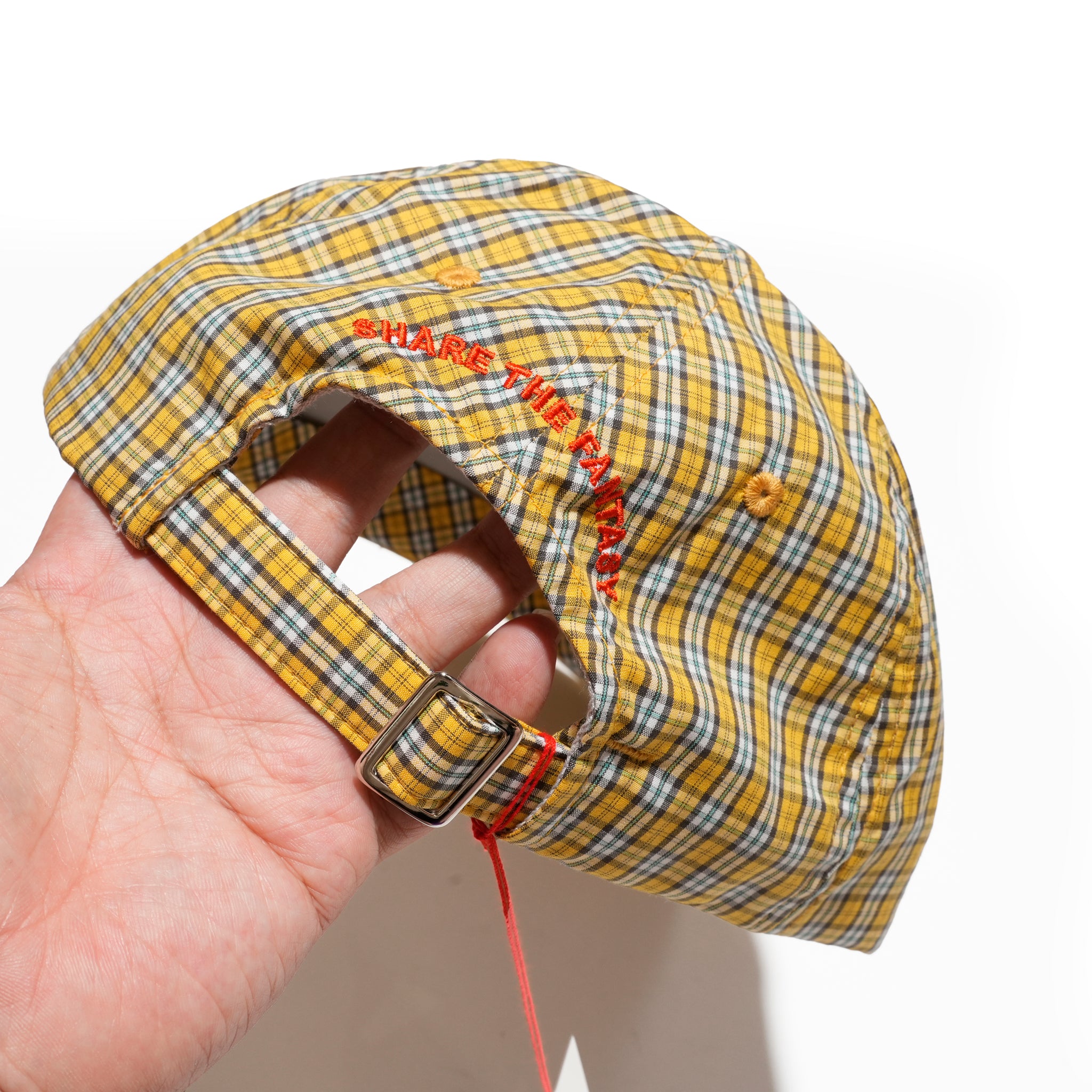 6 panel long brim cap – Yellow(c) | stf-001-yellow(c) | SHARE THE FANTASY