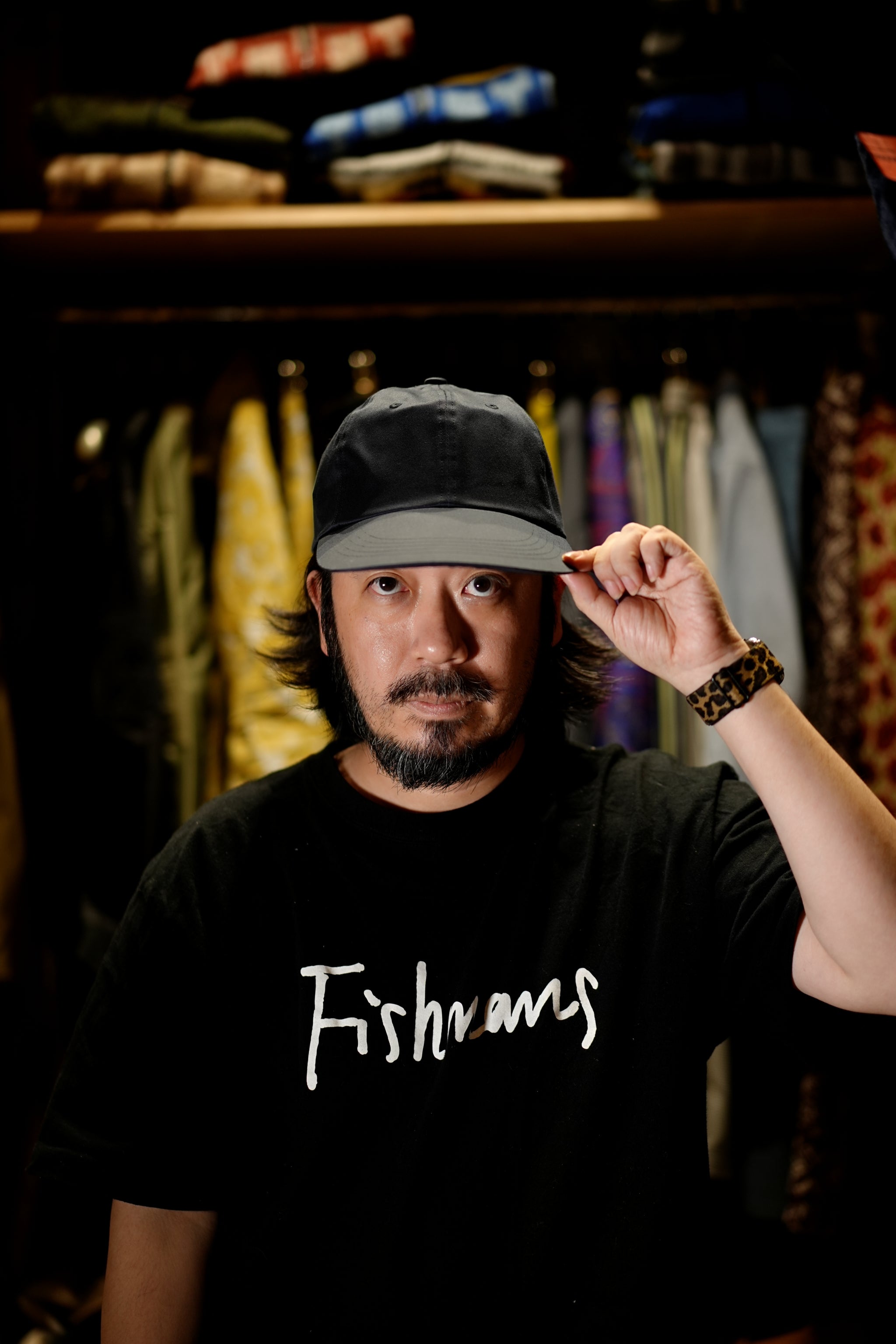 STF-001 | ロングブリムキャップ – NAVY(P) | SHARE THE FANTASY