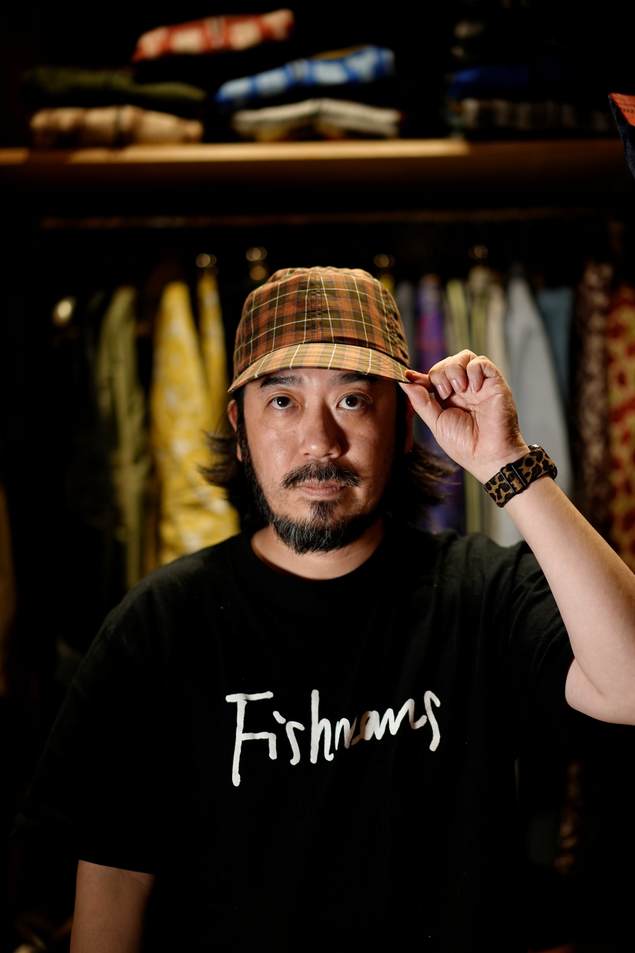STF-001 | ロングブリムキャップ/BROWN(C)【SHARE THE FANTASY_シェアザファンタジー】【archive】