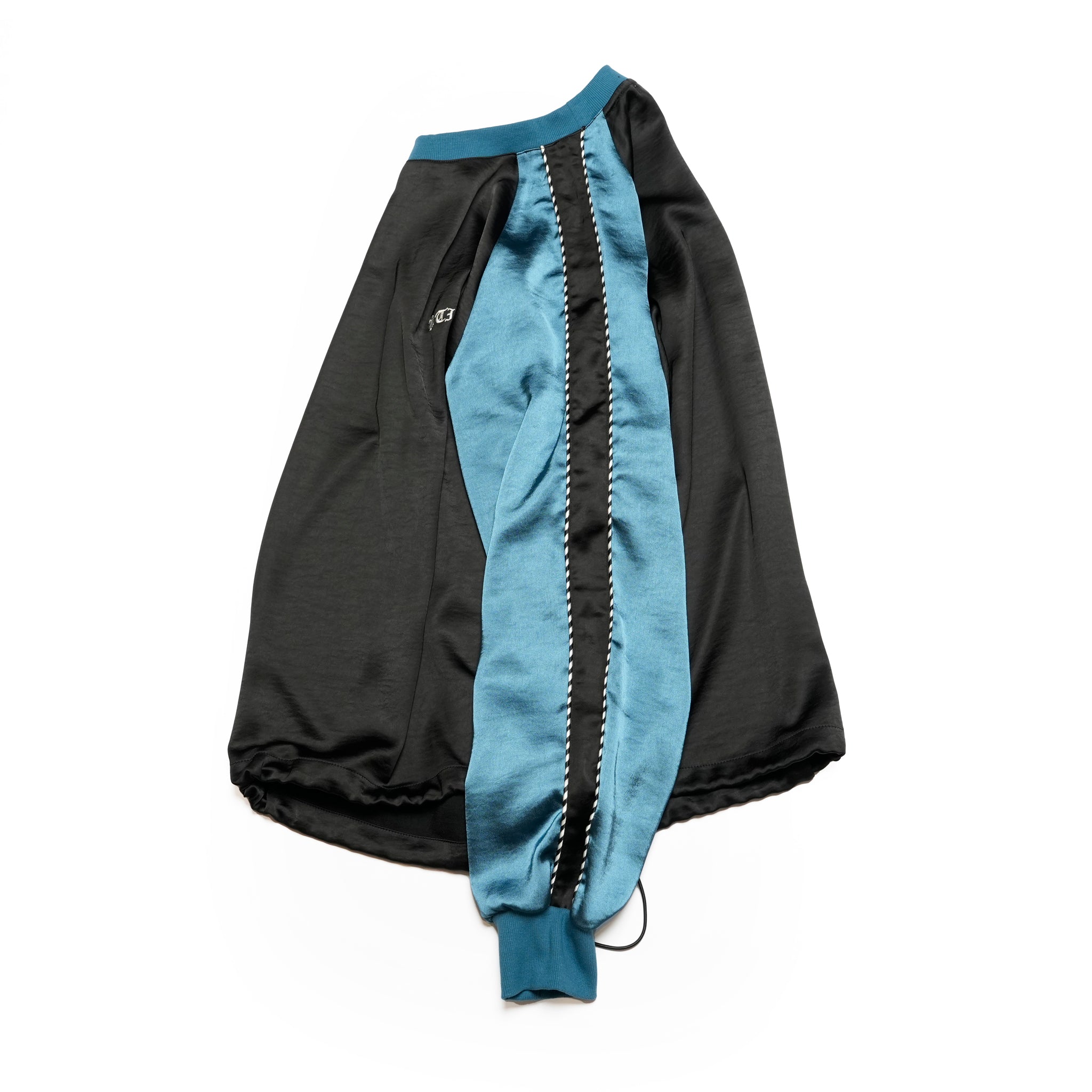 efmm-26_Black × Bluegreen | Souvenir Pullover | Color:Black × Bluegreen【EFFECTEN_エフェクテン】【archive】