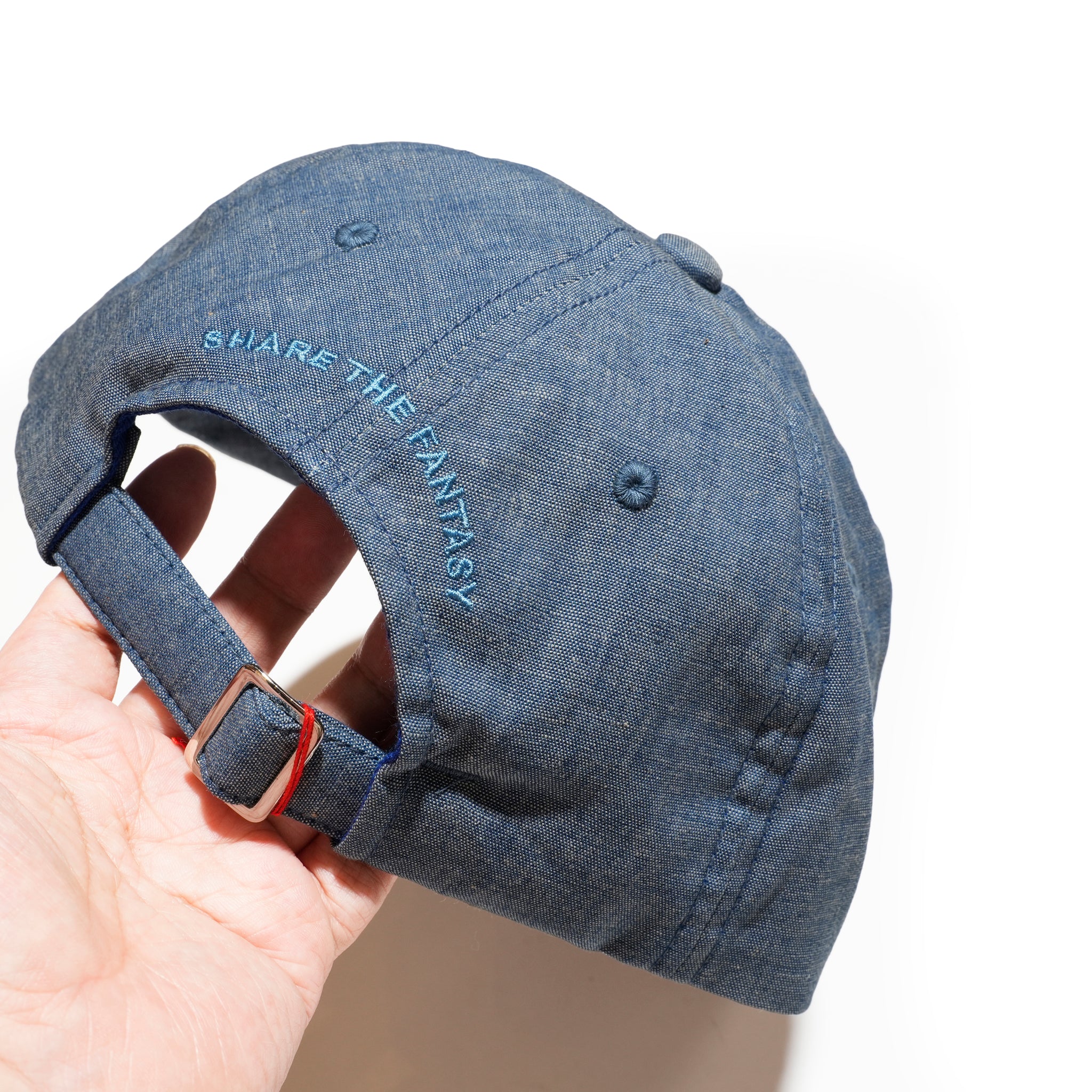 6 panel long brim cap – Indigo(P) | stf-001-indigo(p) | SHARE THE FANTASY