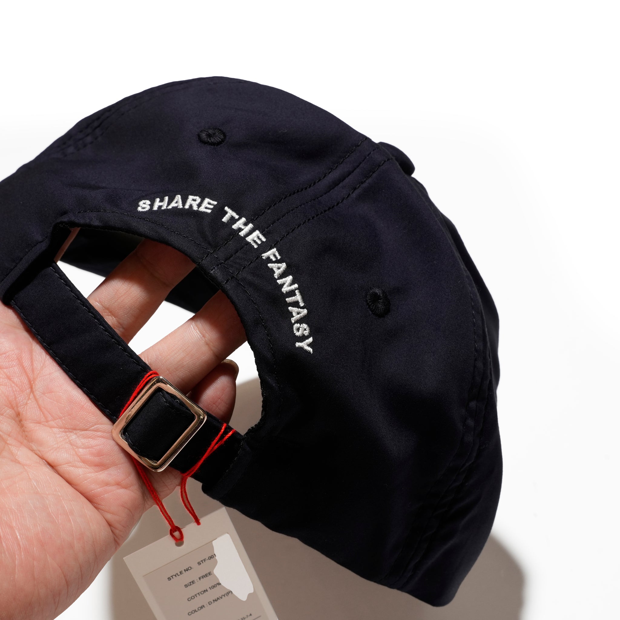 6 panel long brim cap – D.Navy(P) | stf-001-d.navy(p) | SHARE THE FANTASY