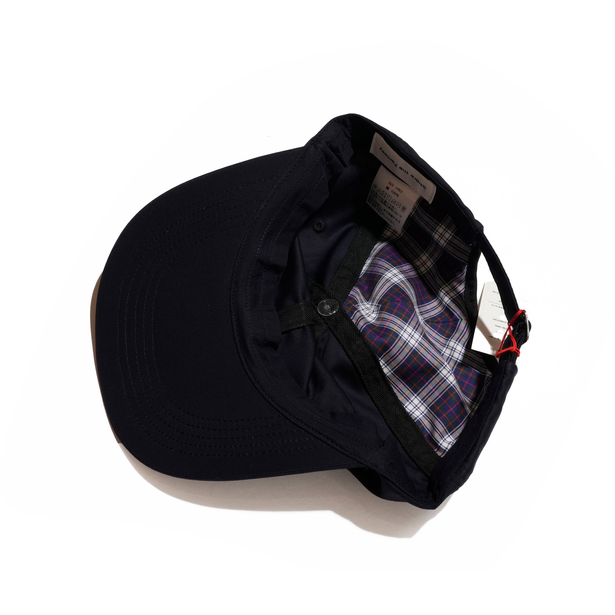 6 panel long brim cap – D.Navy(P) | stf-001-d.navy(p) | SHARE THE FANTASY