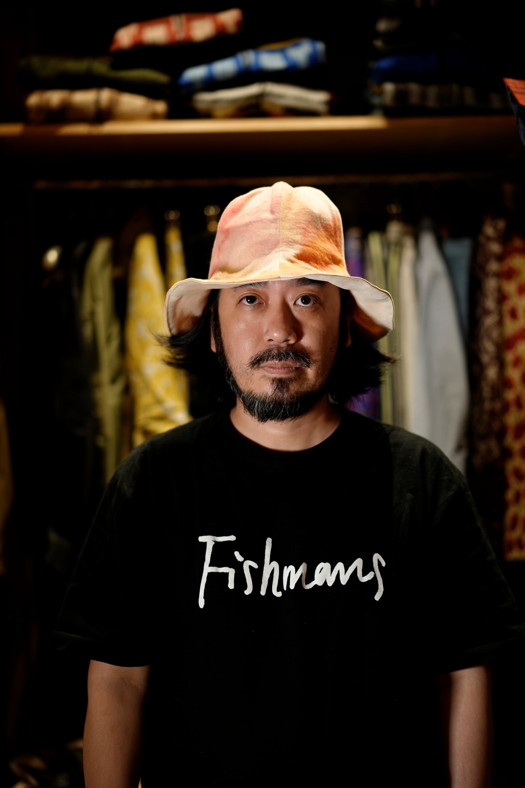 M31900-3 | HAT | Color:Cone Natural Tie Dye Bull Denim【MONITALY_モニタリー】