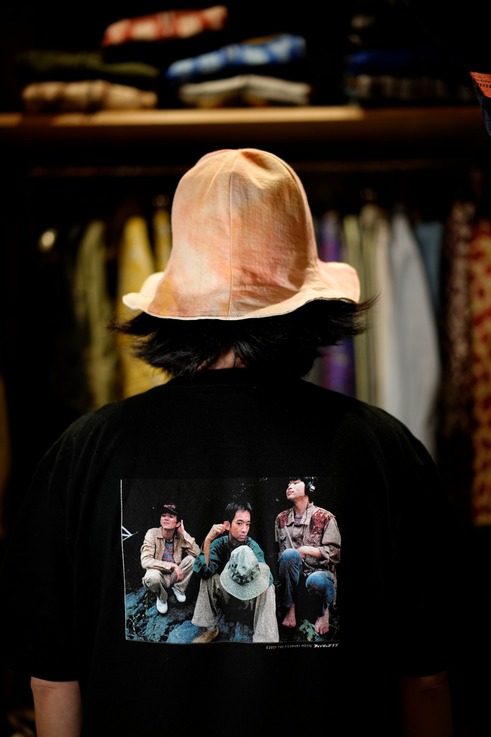 M31900-3 | HAT | Color:Cone Natural Tie Dye Bull Denim【MONITALY_モニタリー】