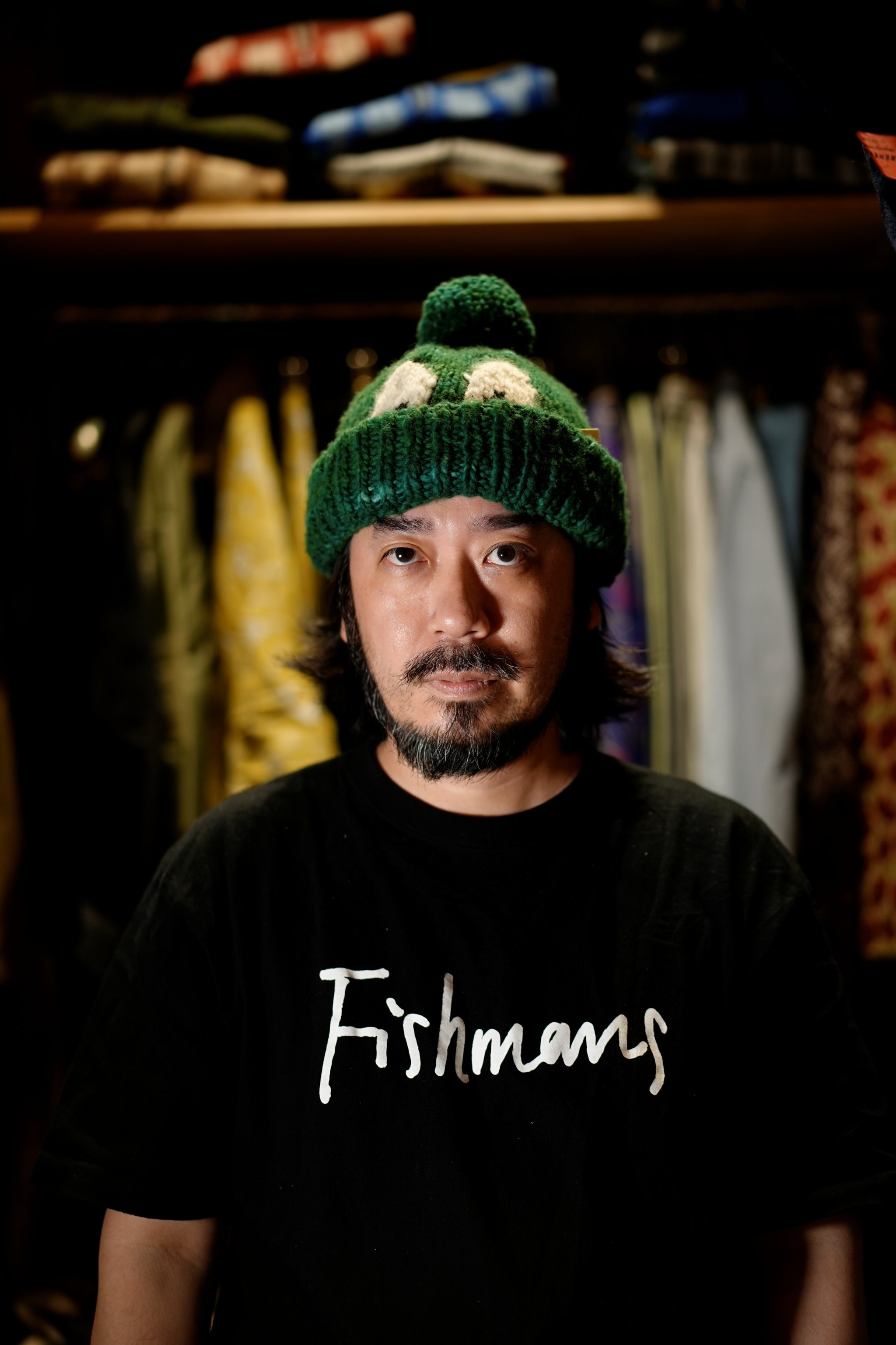 CHC40-01P_2022 | Double Cuff Cap Avocado | Color:Forest【CHAMULA_チャムラ】【MONITALY_モニタリー】【archive】
