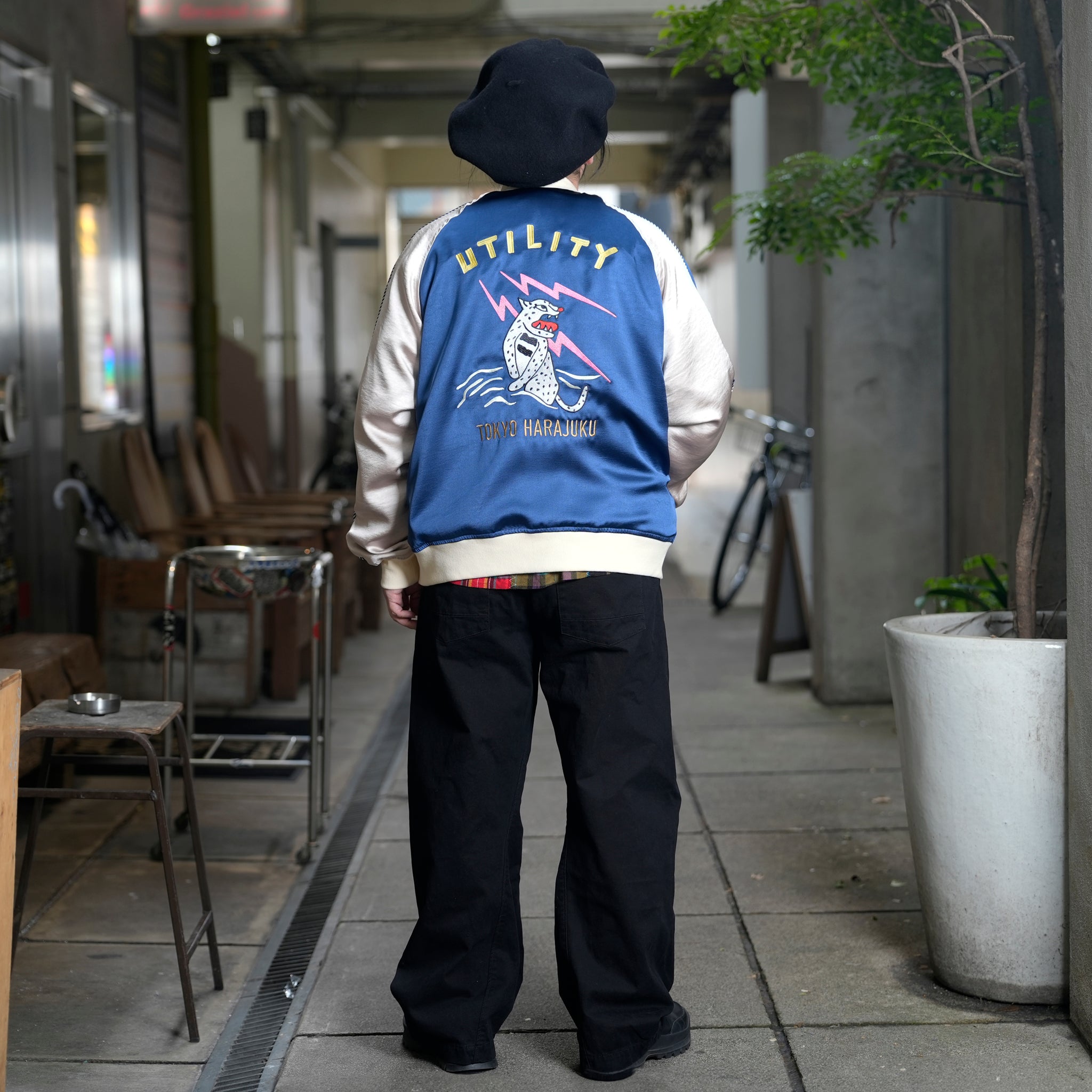 efmm-13_Navy | Dig Effecten Souvenir Jacket | Color:Navy【EFFECTEN_エフェクテン】【archive】
