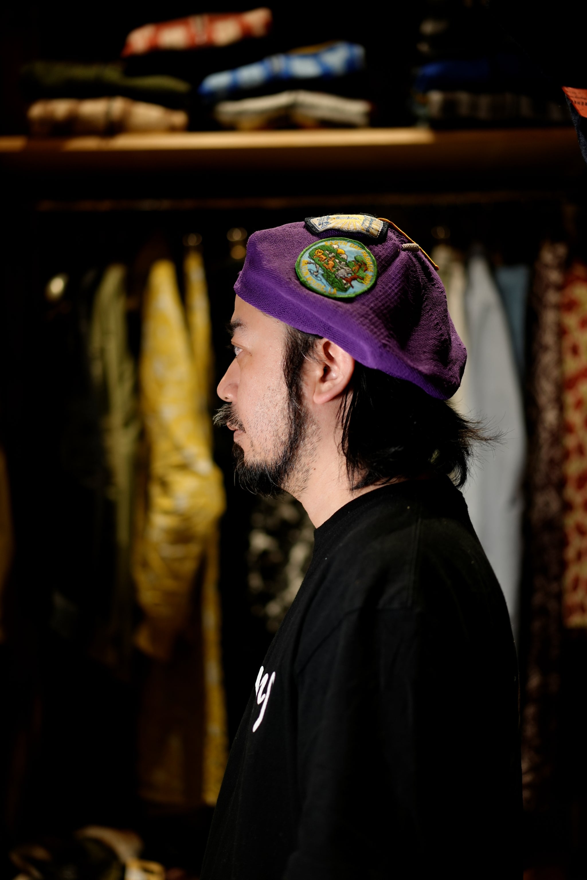 MK24S-A-28-1 | PATCH-PAINTER | Color:Purple/Black【MASTERKEY_マスターキー】【archive】