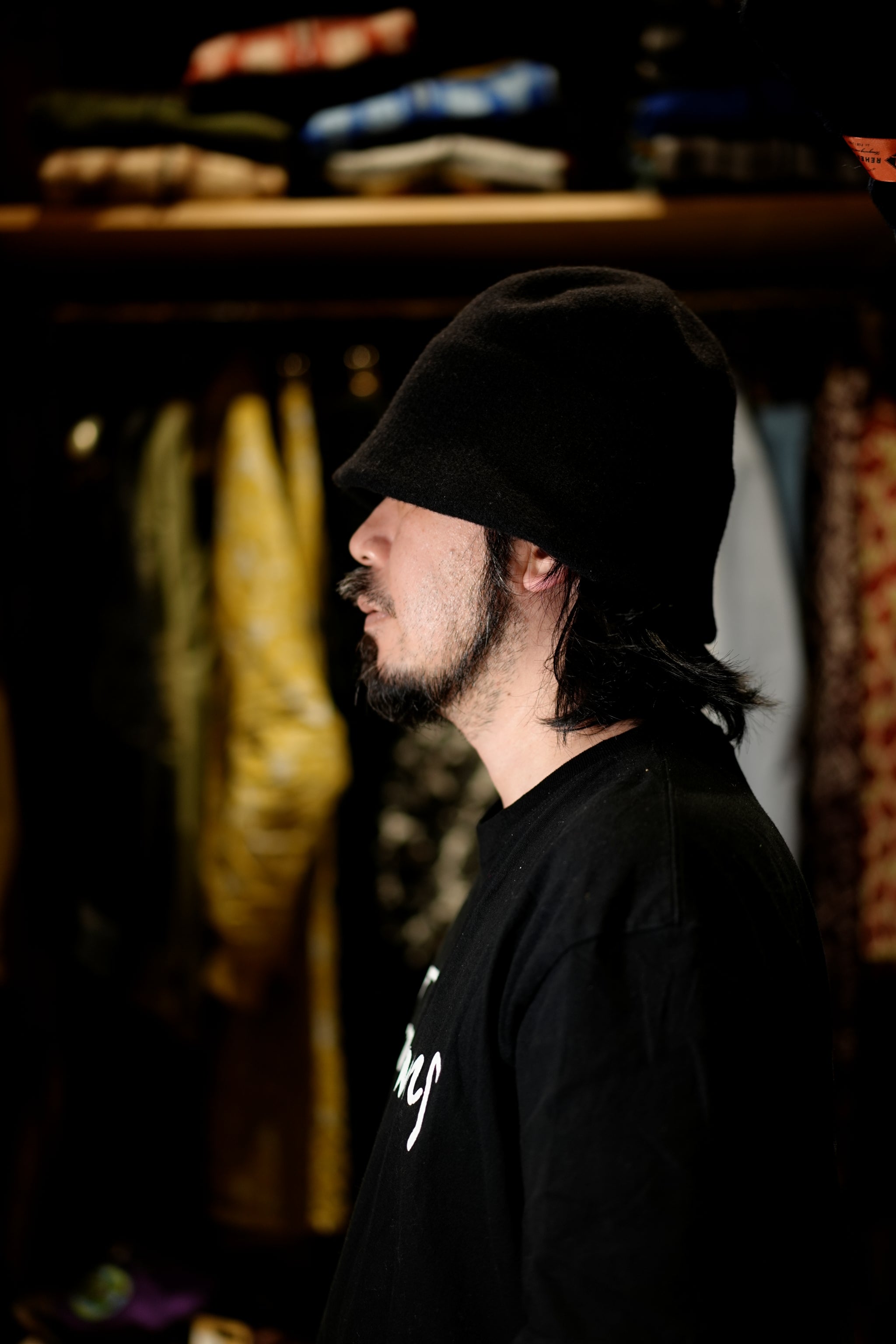 KO-008 | Clochard Hat | Color:Black/Espresso/Pebble【KOPKA_コプカ】【ネコポス選択可能】