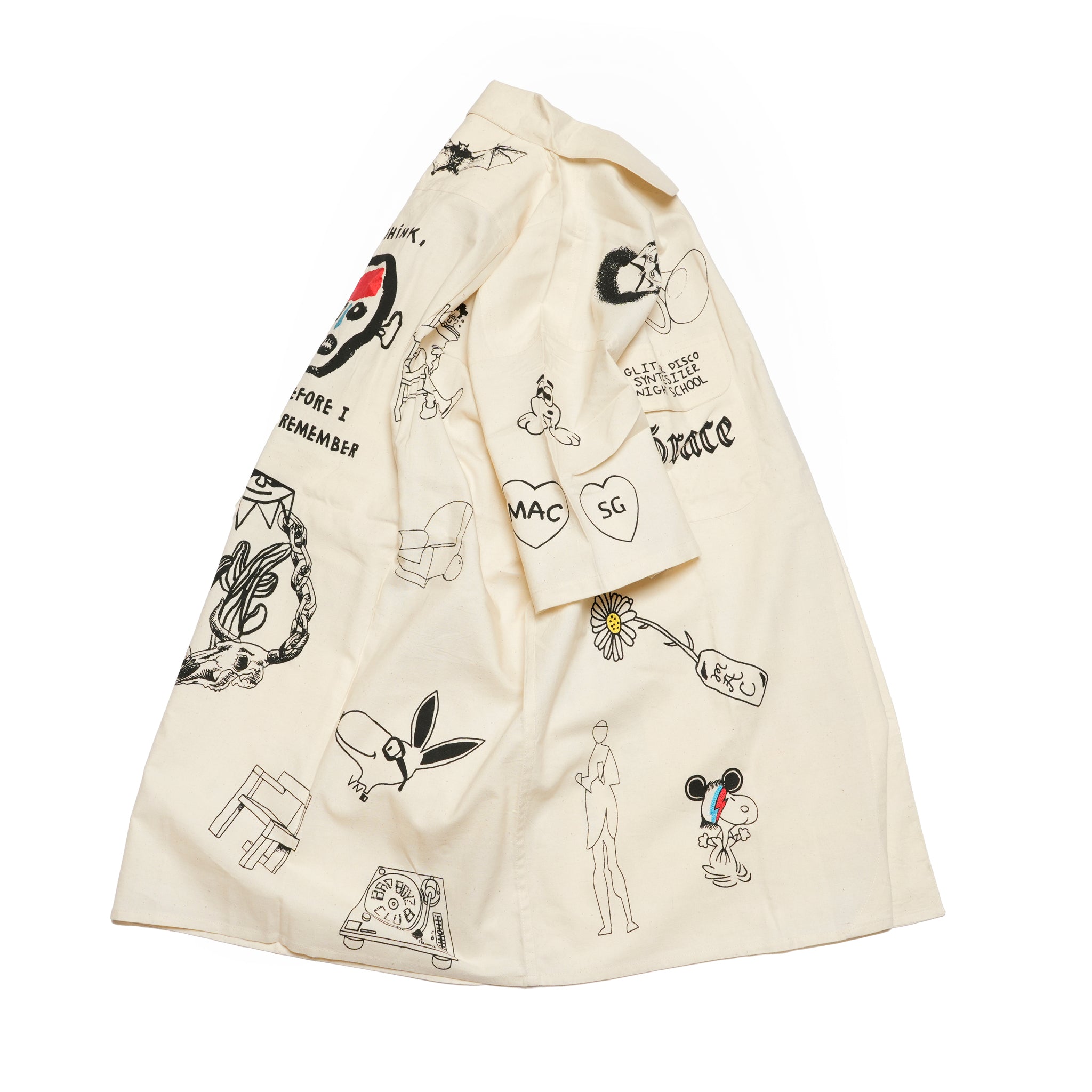 Moniker-1_Jacob Tatoo | Khadi Hand Spun Yarn Handwoven Undyed Milano Shirt | Color:Jacob Tatoo【MONITALY_モニタリー】【archive】【KARDO_カルド】【archive】