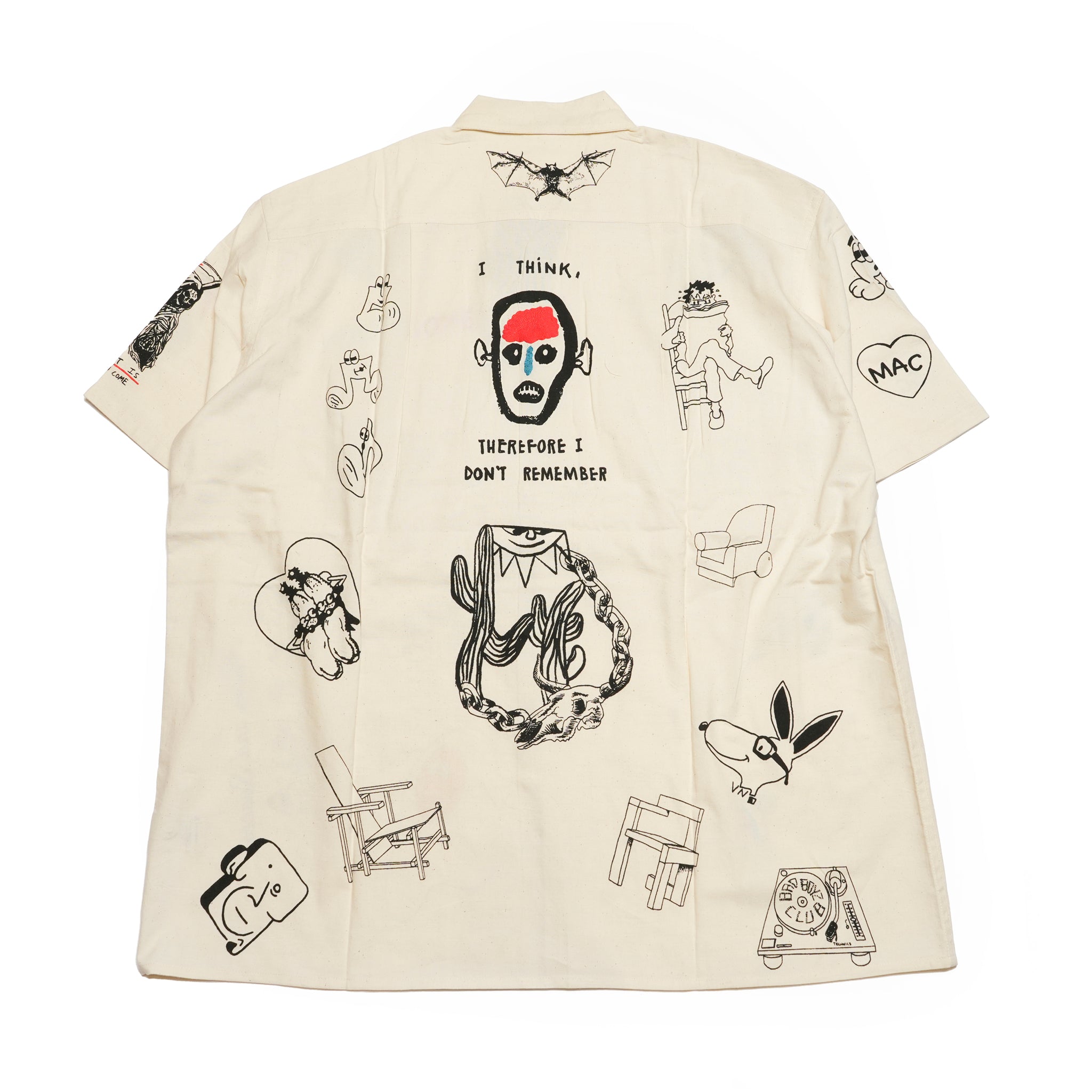 Moniker-1_Jacob Tatoo | Khadi Hand Spun Yarn Handwoven Undyed Milano Shirt | Color:Jacob Tatoo【MONITALY_モニタリー】【archive】【KARDO_カルド】【archive】