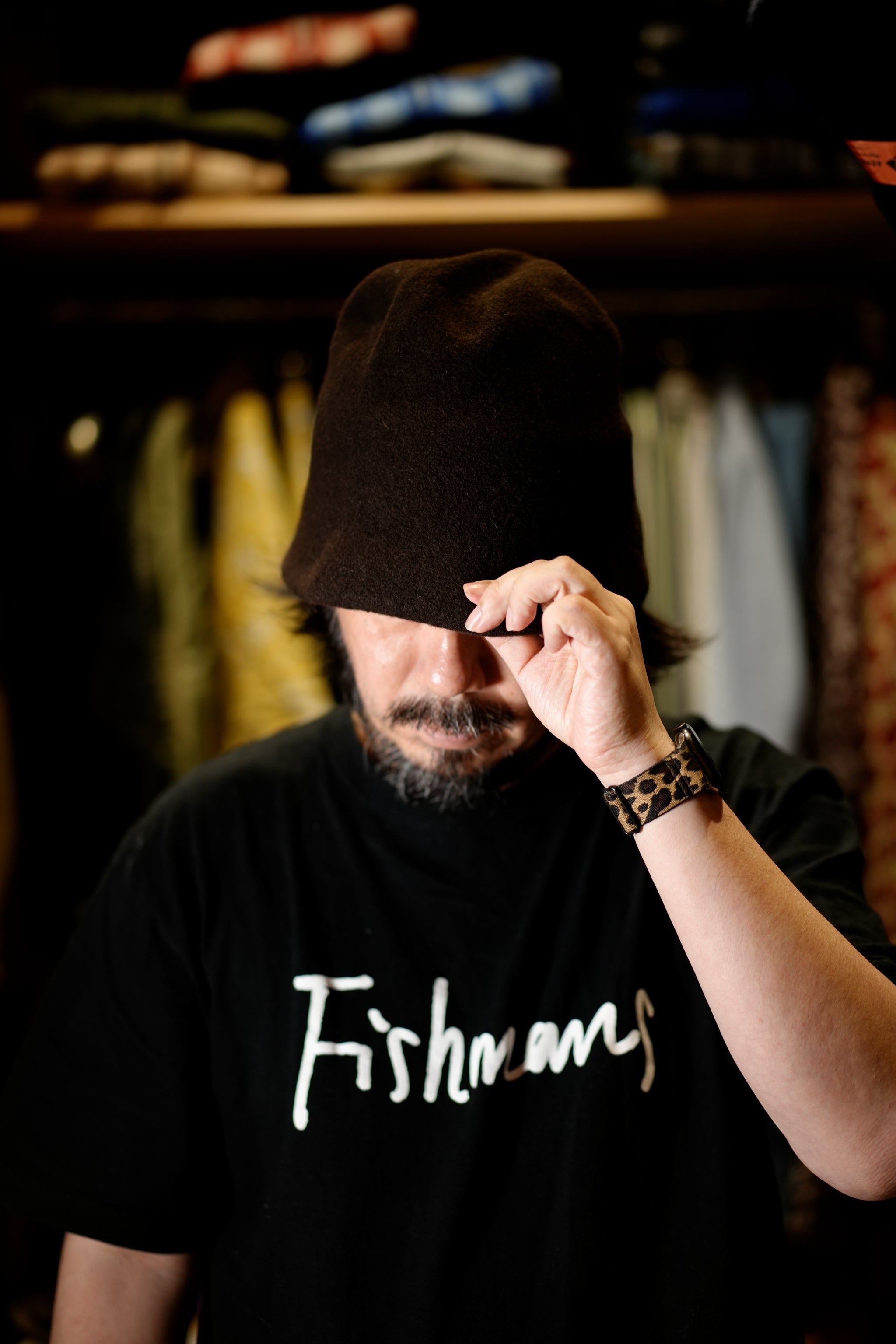 KO-008 | Clochard Hat | Color:Black/Espresso/Pebble【KOPKA_コプカ】【ネコポス選択可能】
