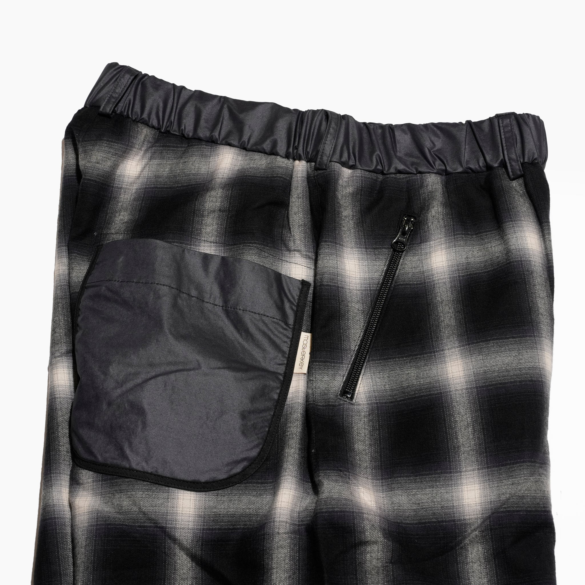 Ombre Check Pants | Color_Blk | No_k-4968_blk【MASTERKEY_マスターキー】【Addiction別注】