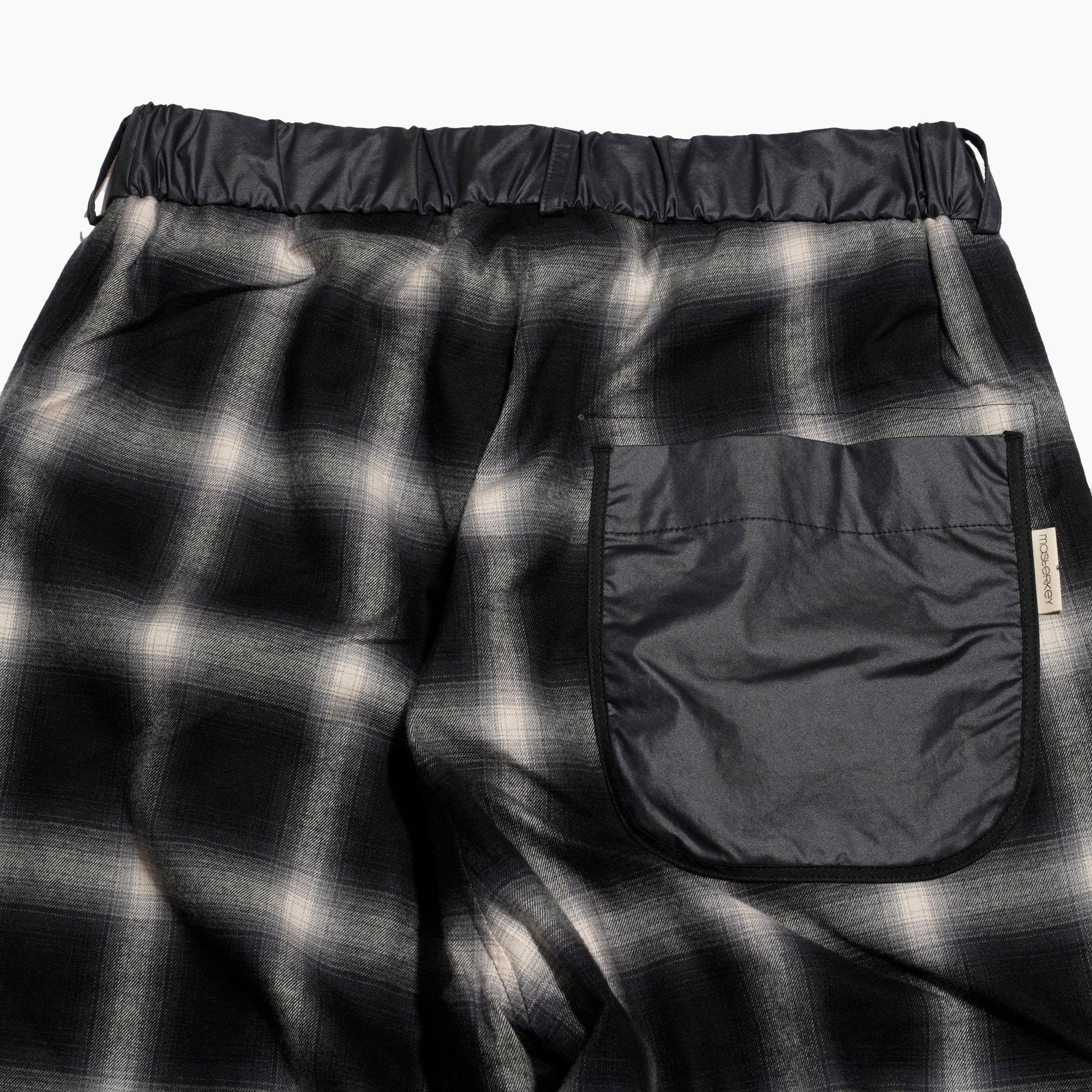 Ombre Check Pants | Color_Blk | No_k-4968_blk【MASTERKEY_マスターキー】【Addiction別注】
