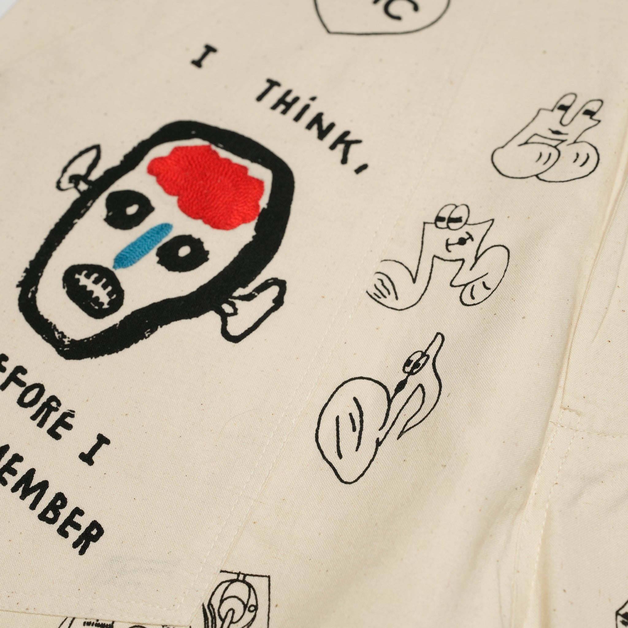 Moniker-5_Jacob Tatoo | Khadi Hand Spun Yarn Handwoven Undyed Fatigue Short | Color:Jacob Tatoo【MONITALY_モニタリー】【KARDO_カルド】