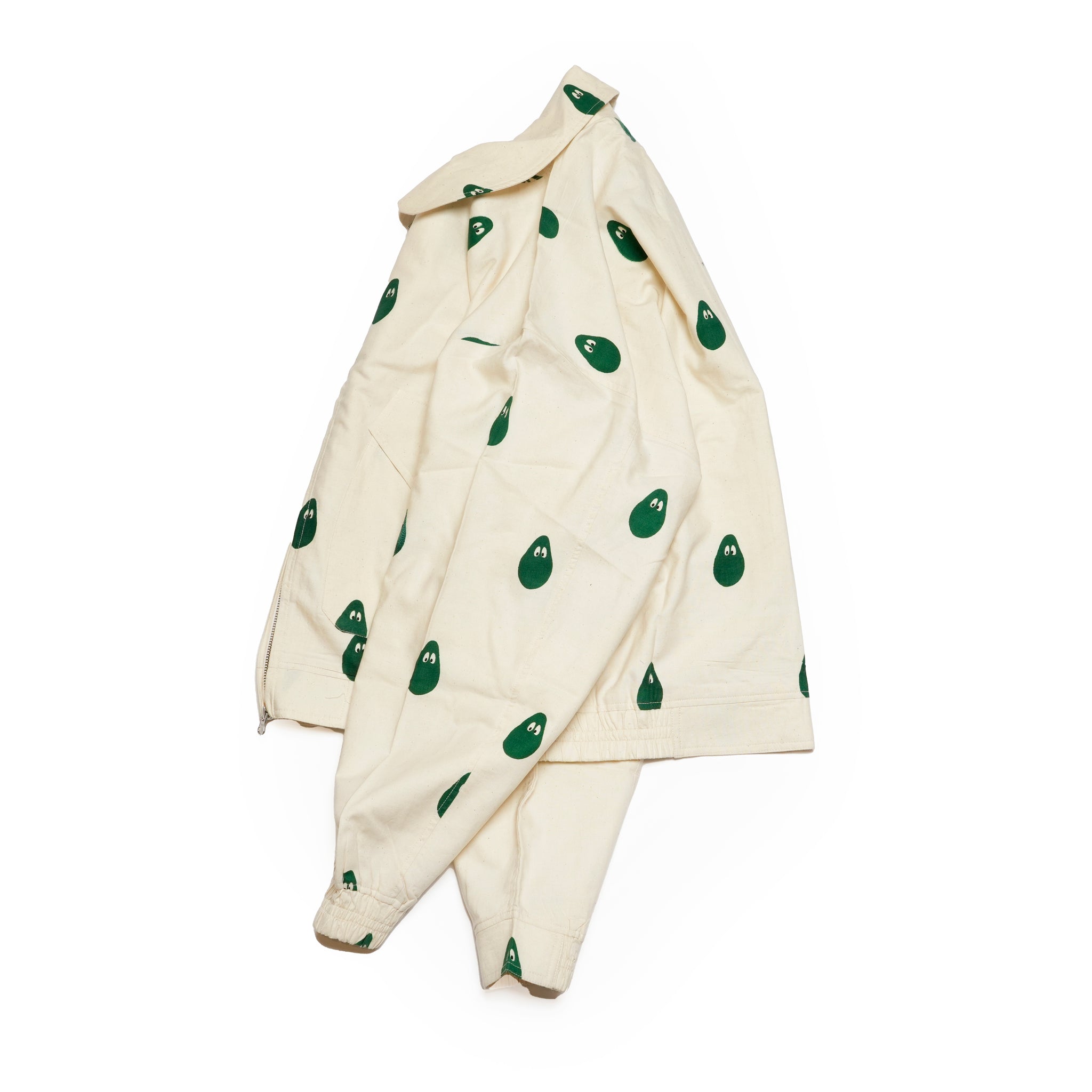 KARDO × MONITALY Flight Jacket | アボカド刺繍入りフライトジャケット | ダブルジップ仕様・機能的デザイン