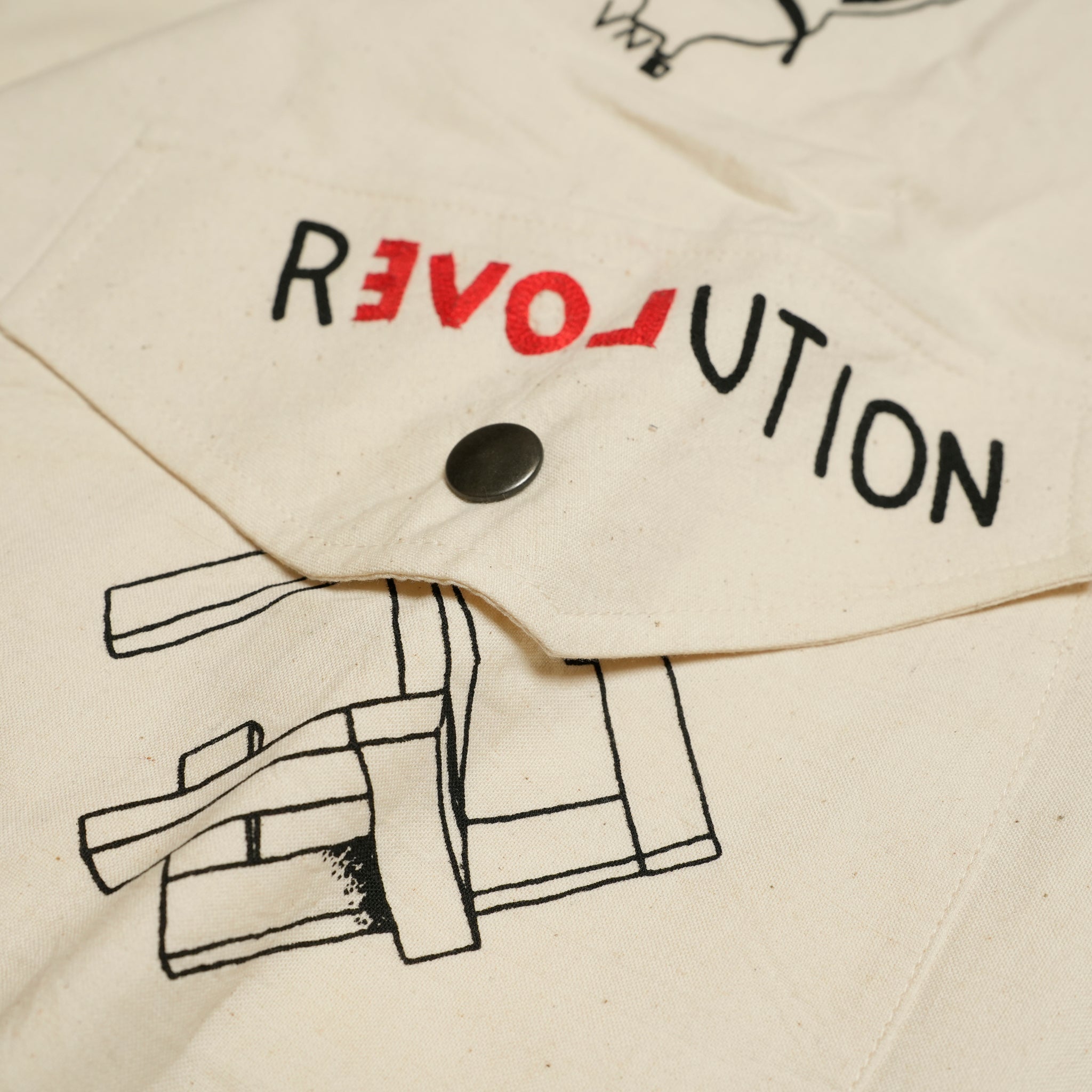 Moniker-3_Jacob Tatoo | Khadi Hand Spun Yarn Handwoven Undyed Flight Jacke | Color:Jacob Tatoo【MONITALY_モニタリー】【KARDO_カルド】