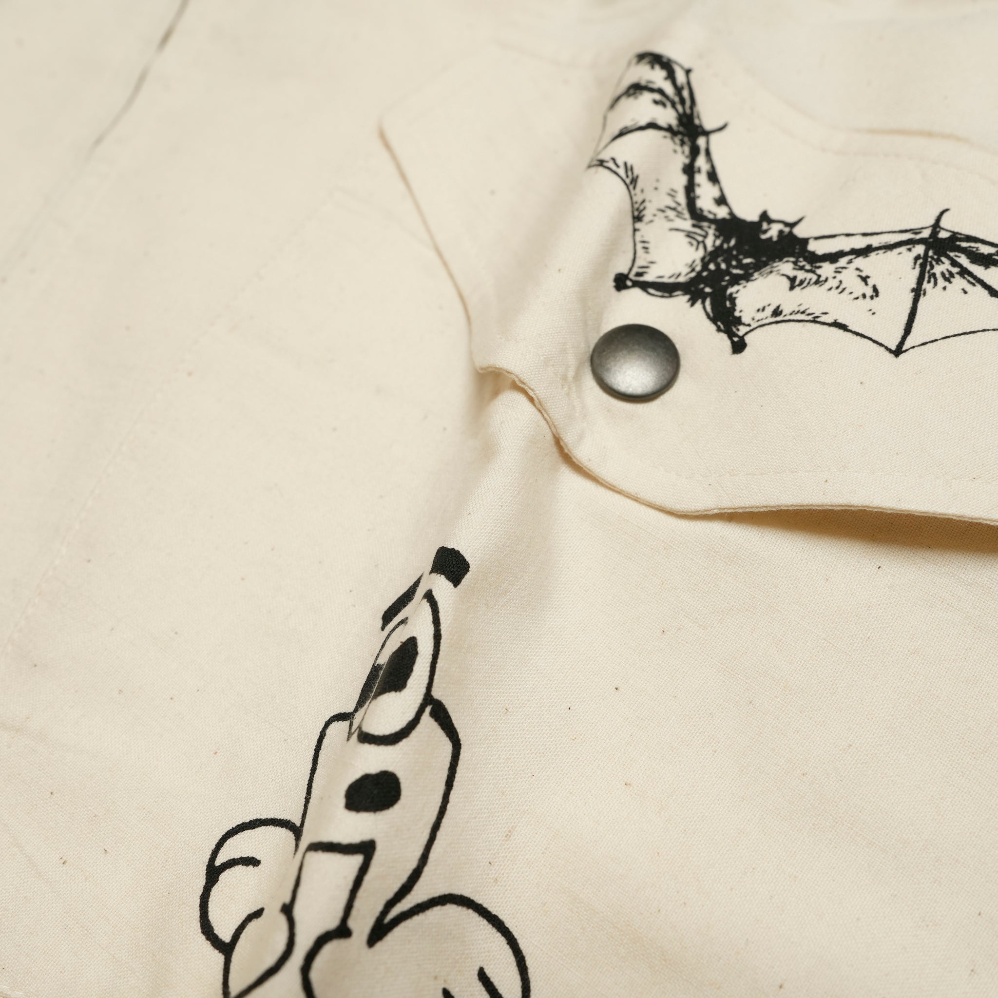 Moniker-3_Jacob Tatoo | Khadi Hand Spun Yarn Handwoven Undyed Flight Jacke | Color:Jacob Tatoo【MONITALY_モニタリー】【KARDO_カルド】