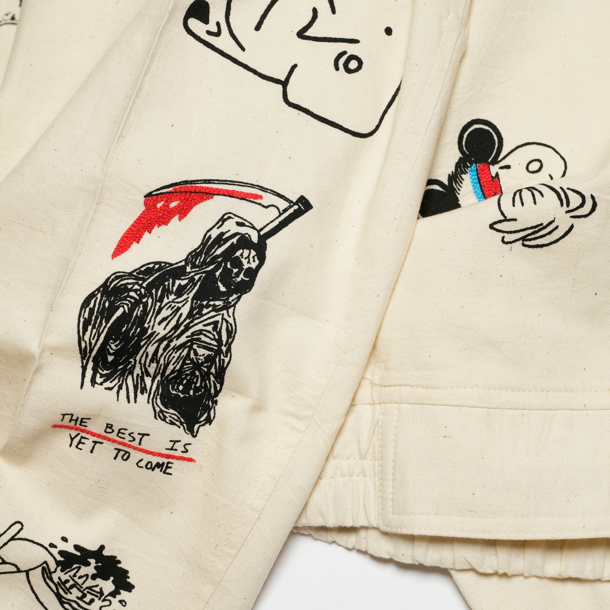 Moniker-3_Jacob Tatoo | Khadi Hand Spun Yarn Handwoven Undyed Flight Jacke | Color:Jacob Tatoo【MONITALY_モニタリー】【KARDO_カルド】