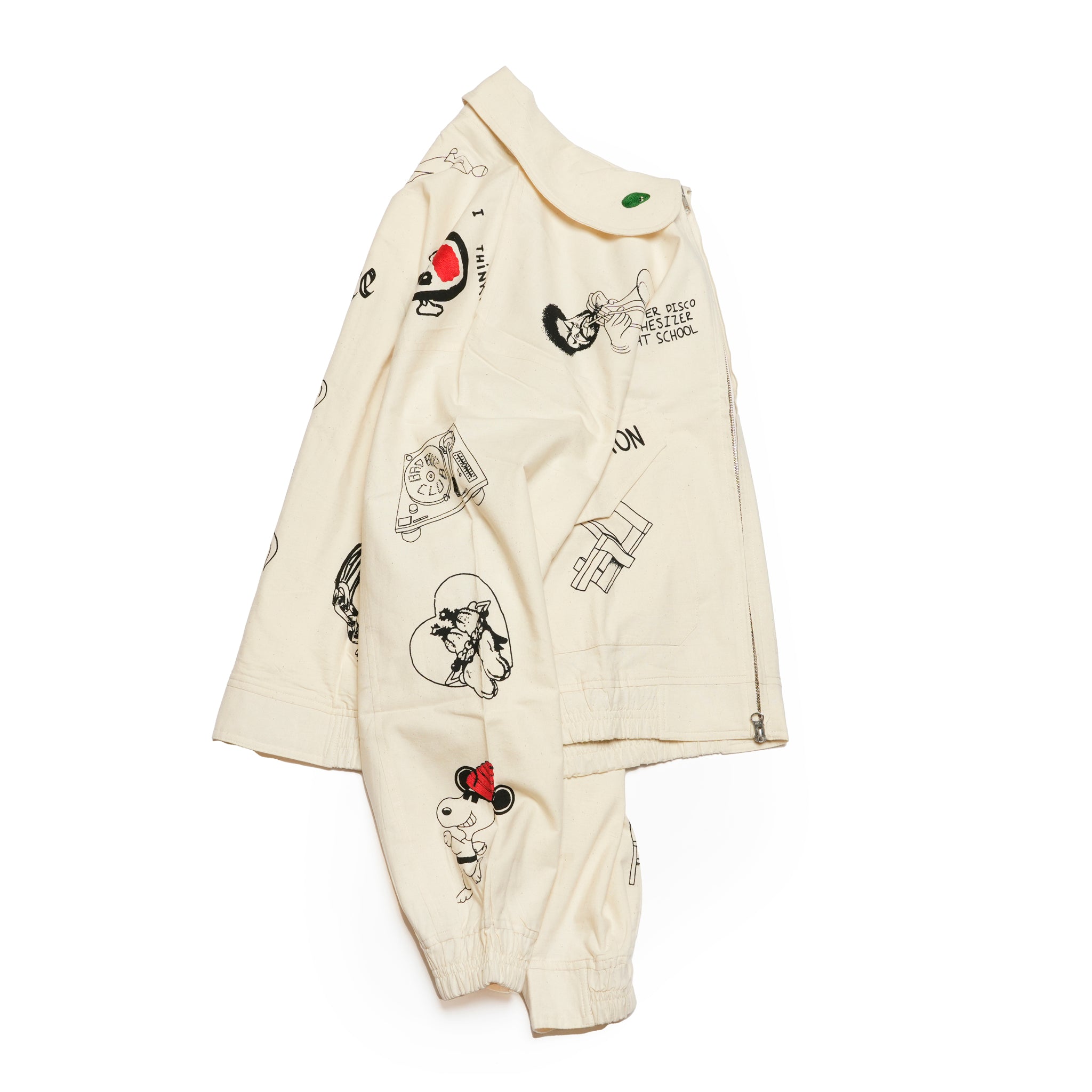 KARDO × JACOB WILDER × MONITALY Flight Jacket | タトゥー刺繍入り | ダブルジップ仕様の高機能ジャケット