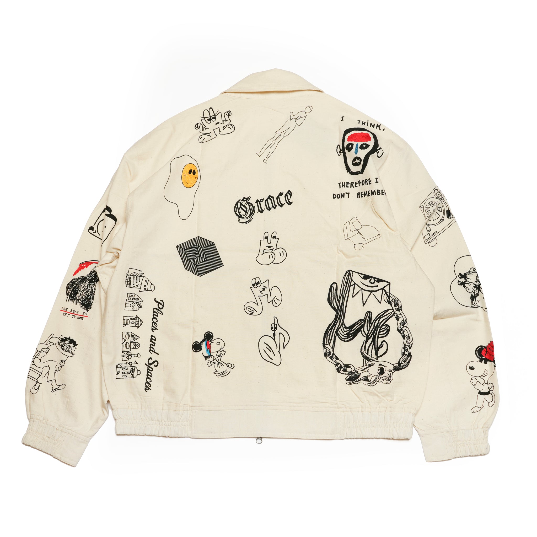 KARDO × JACOB WILDER × MONITALY Flight Jacket | タトゥー刺繍入り | ダブルジップ仕様の高機能ジャケット