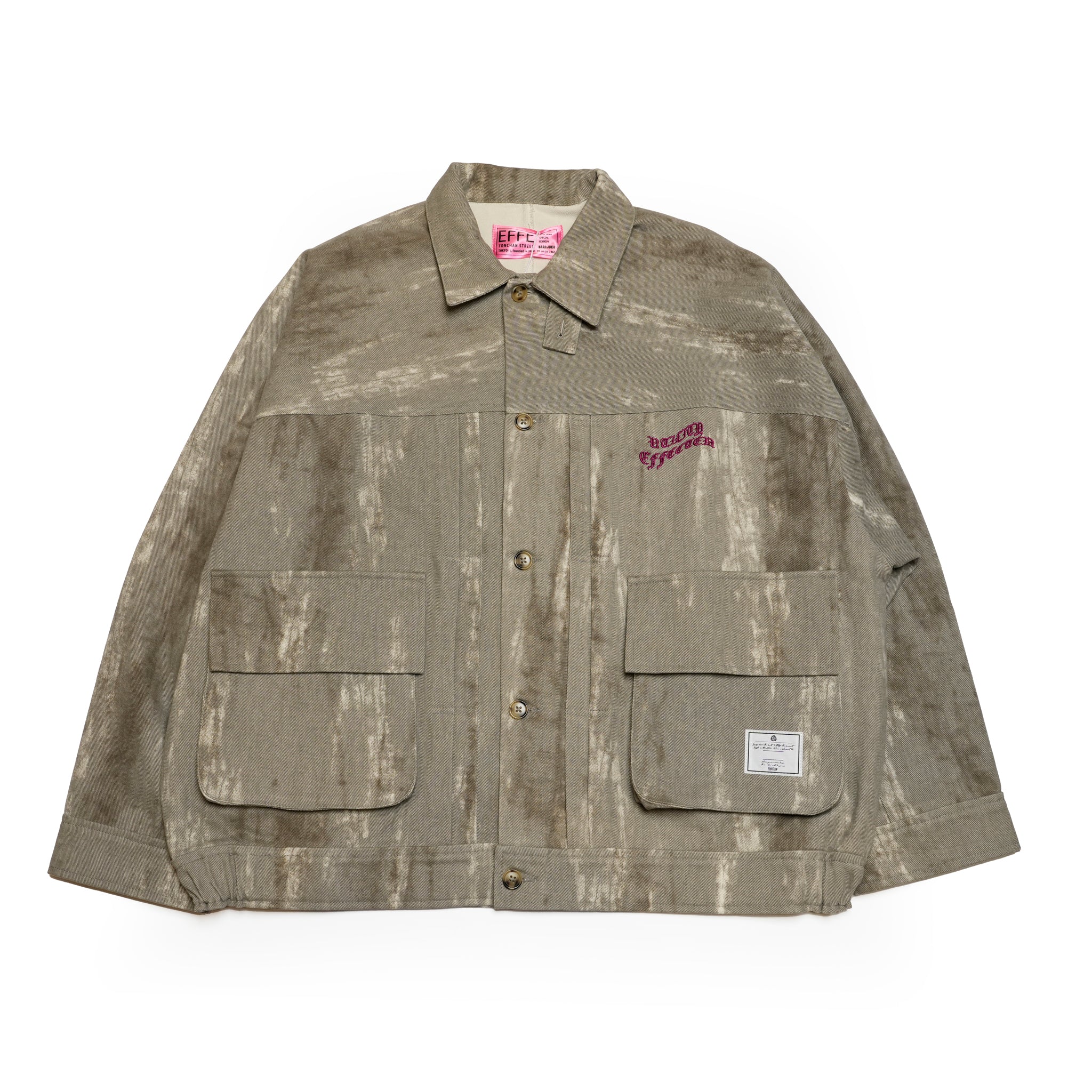 efmm-02_Gray Mix | Twill Hunting Jacket | Color:Gray Mix【EFFECTEN_エフェクテン】