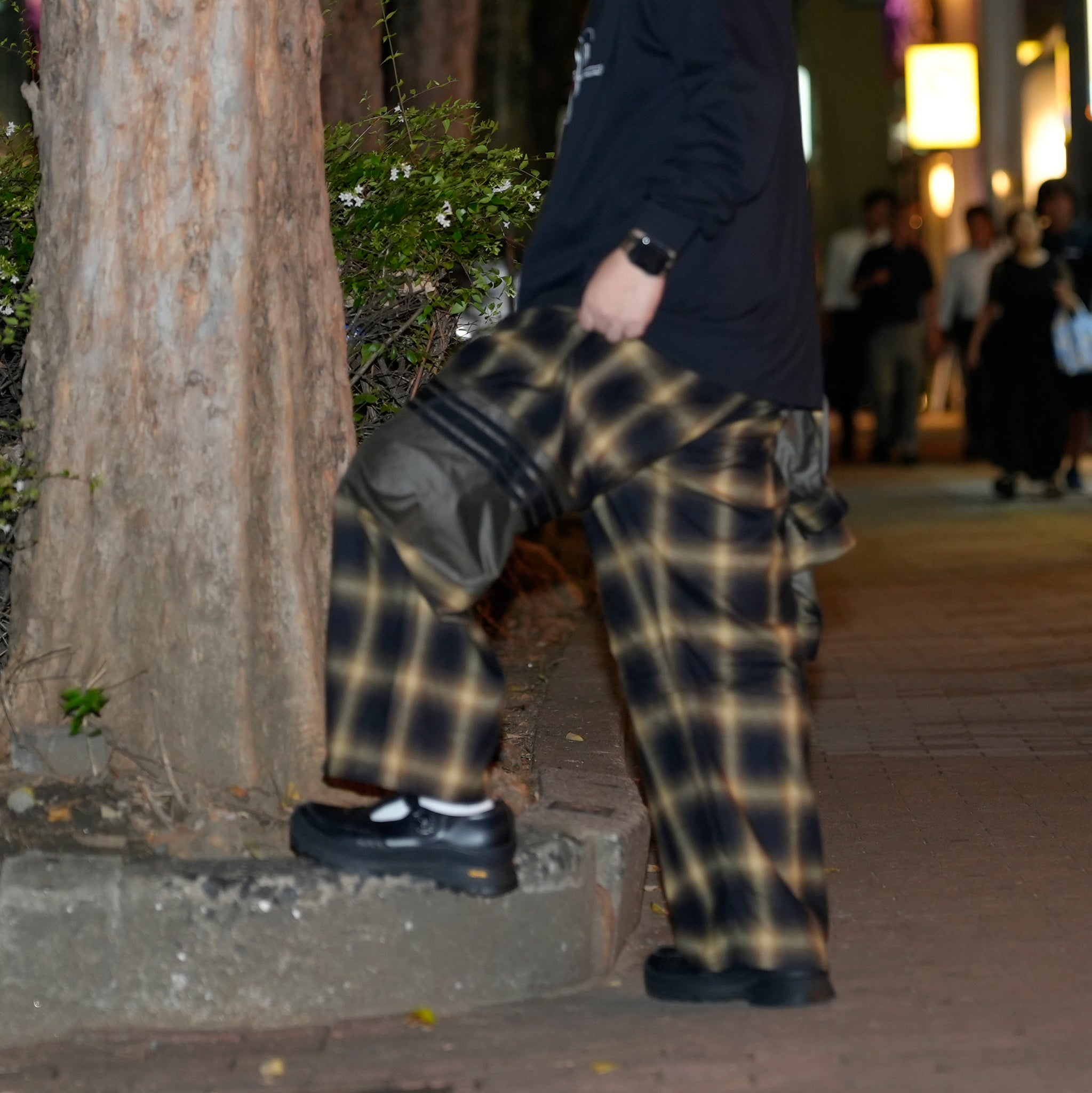 ombre check Pants | Color_Kah | No_k-4968_kah【MASTERKEY_マスターキー】【Addiction別注】