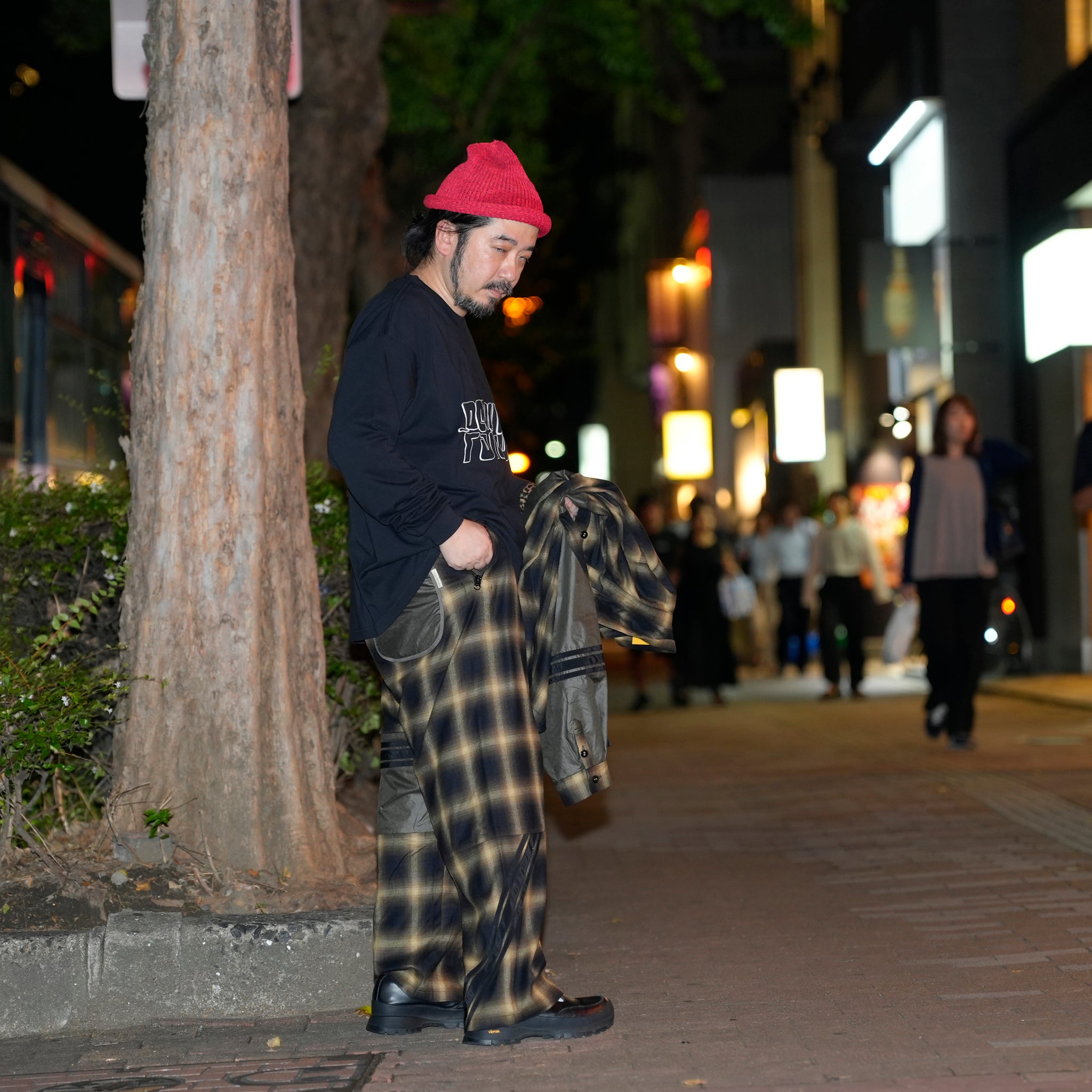 ombre check Pants | Color_Kah | No_k-4968_kah【MASTERKEY_マスターキー】【Addiction別注】