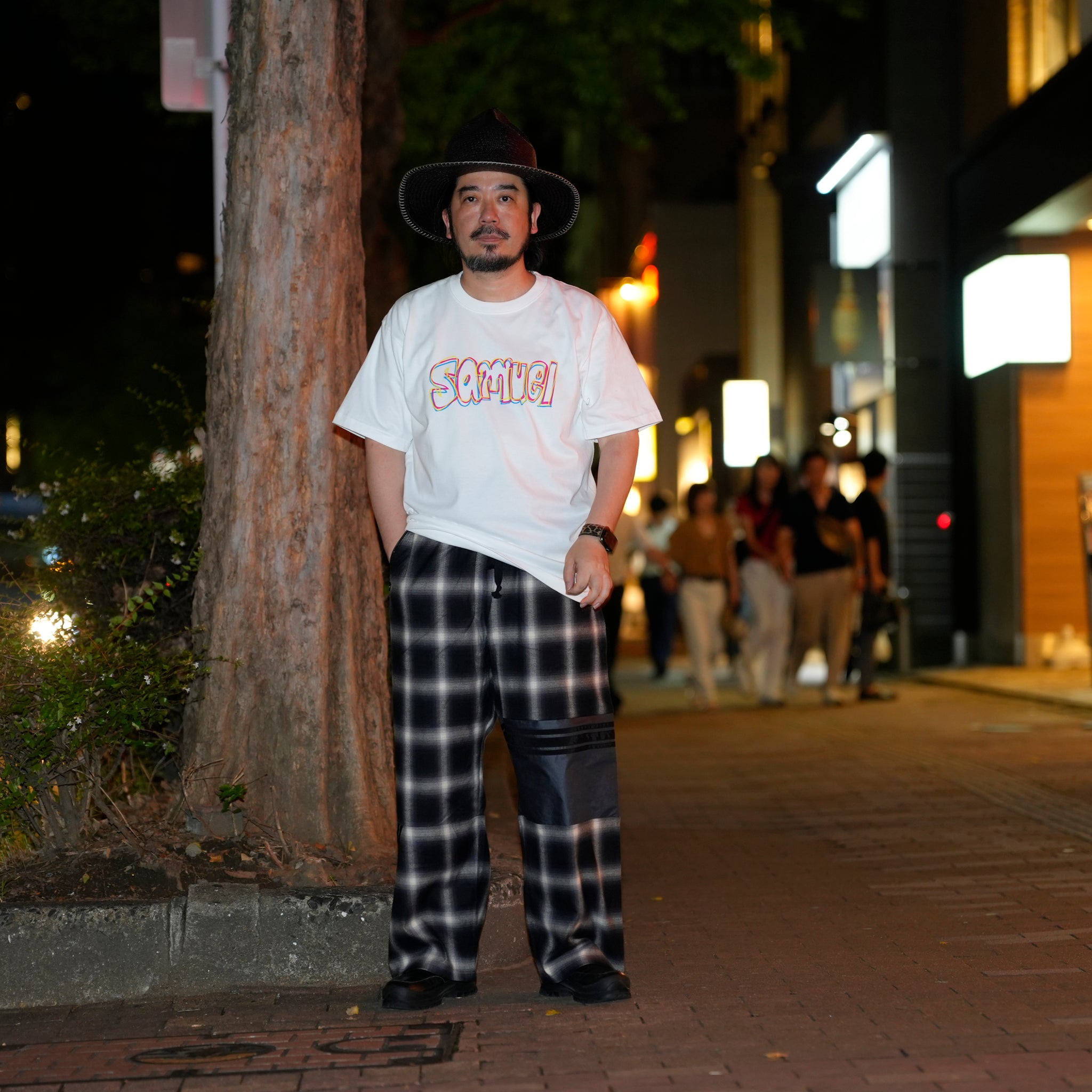 Ombre Check Pants | Color_Blk | No_k-4968_blk【MASTERKEY_マスターキー】【Addiction別注】