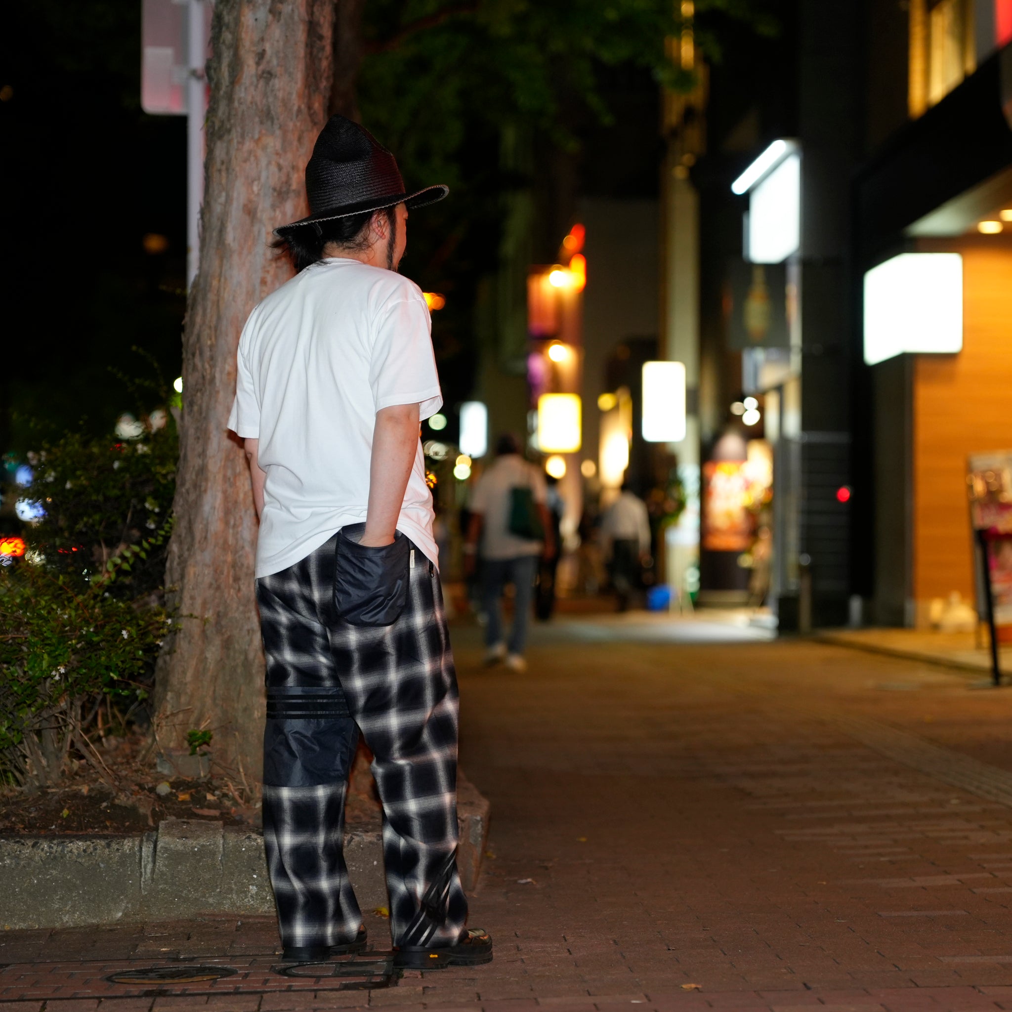 Ombre Check Pants | Color_Blk | No_k-4968_blk【MASTERKEY_マスターキー】【Addiction別注】
