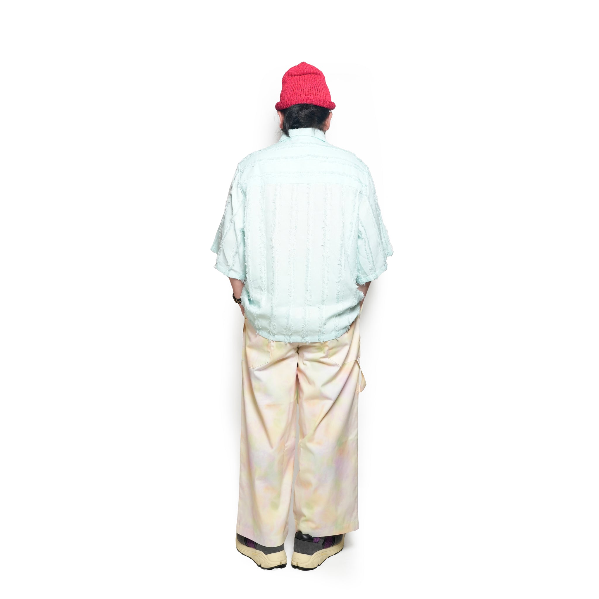 Davy Frayed Boxy Shirt | Color_Green | No_32SM01BLM166GRN_GREEN【SISTER JANE_シスタージェーン】
