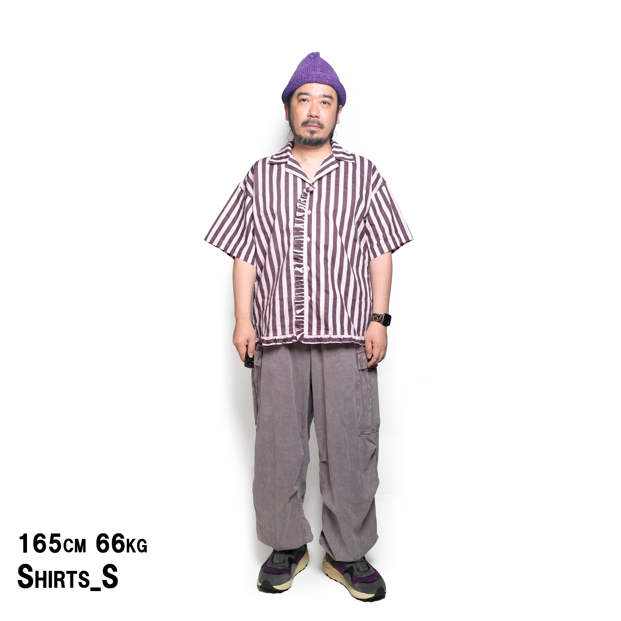 Deck Stripe Revere Collar Shirt | Color_Pink | No_32SM01BLM163PNK_PINK【SISTER JANE_シスタージェーン】